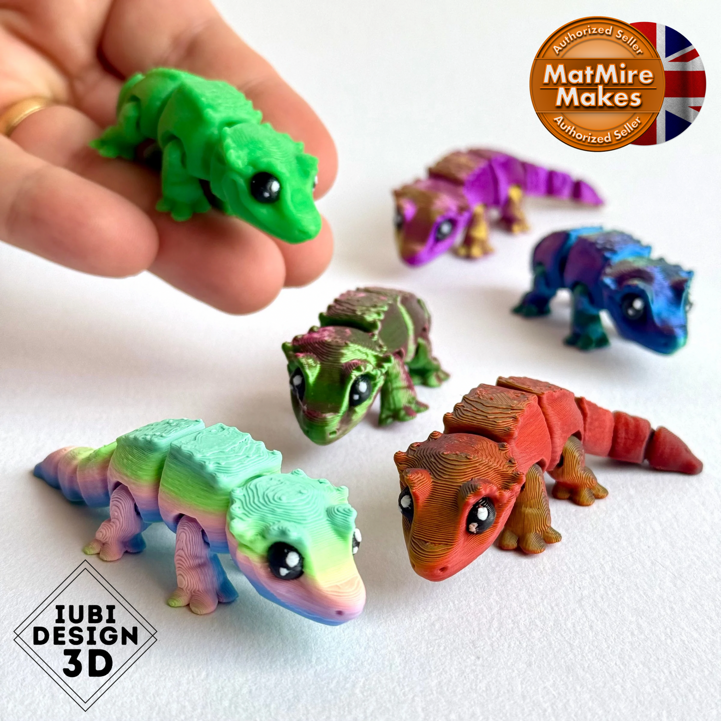 3D Printed Tiny Creatures – Articulated Fidgets to Collect & Fidget With