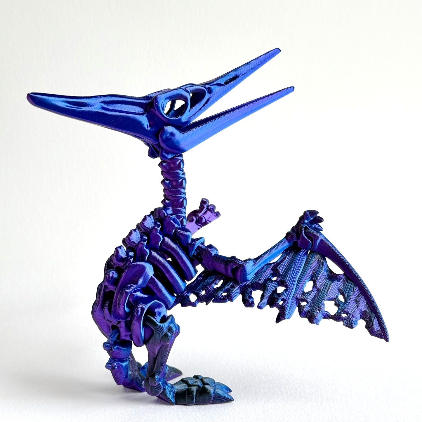 3D Printed Skeleton Pteranodon | Articulating Dinosaur Figure