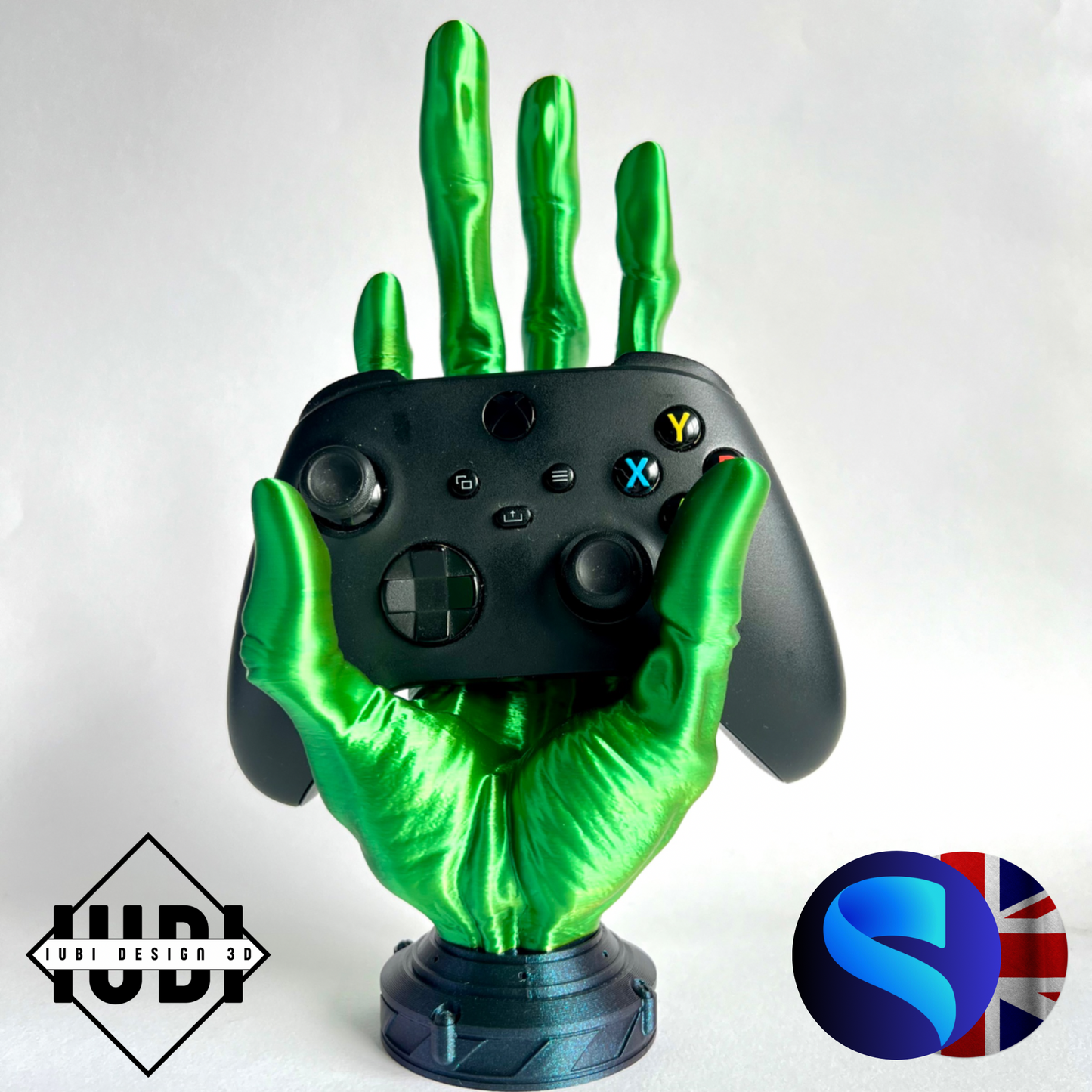 3D Printed 6-Finger Alien Hand Controller Stand | Novelty Universal Design