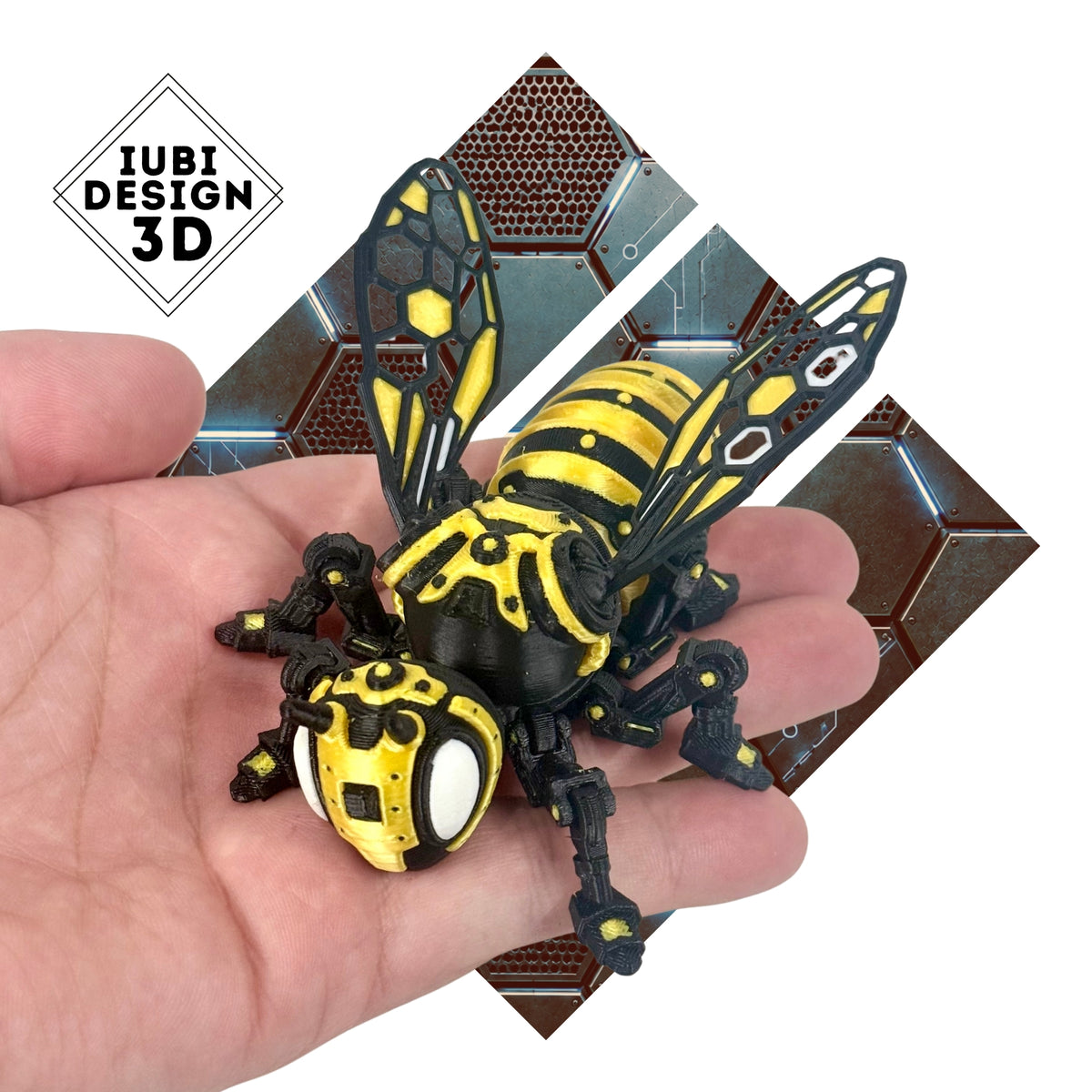 Cyber Bee | 3D Printed Articulated Robotic Bee Figure