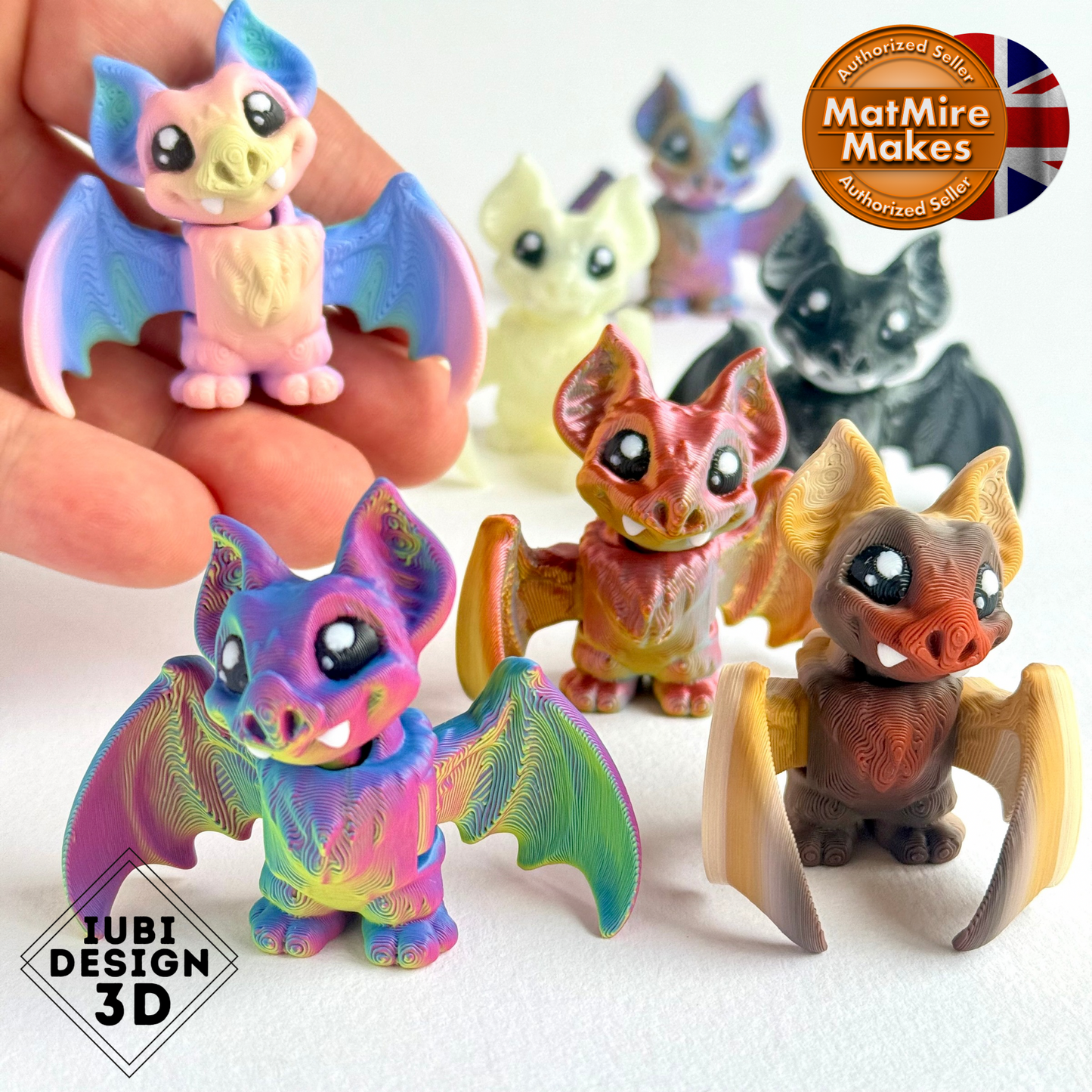 3D Printed Tiny Creatures – Articulated Fidgets to Collect & Fidget With