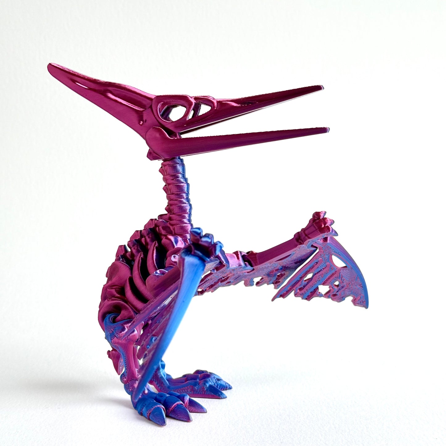3D Printed Skeleton Pteranodon | Articulating Dinosaur Figure