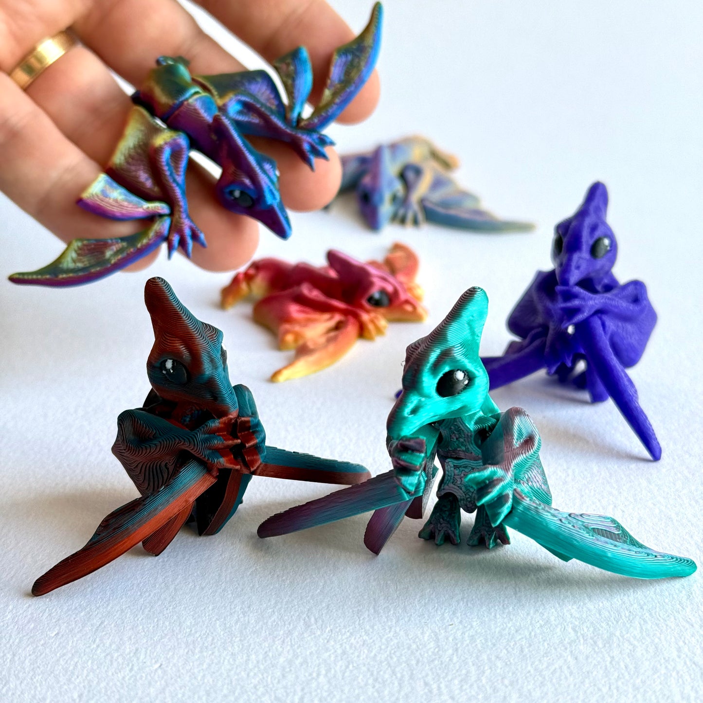 3D Printed Tiny Creatures – Articulated Fidgets to Collect & Fidget With