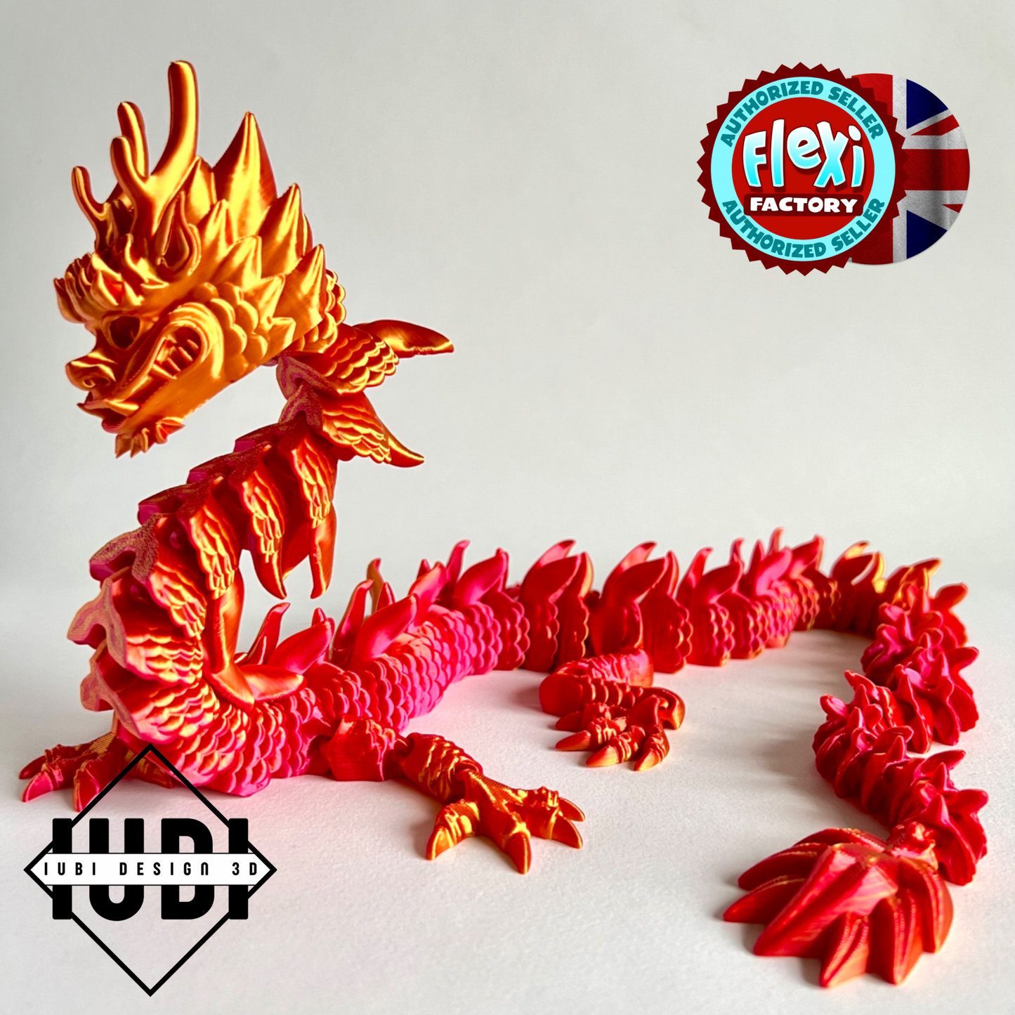 3D Printed Imperial Dragon | Large Articulated Figure