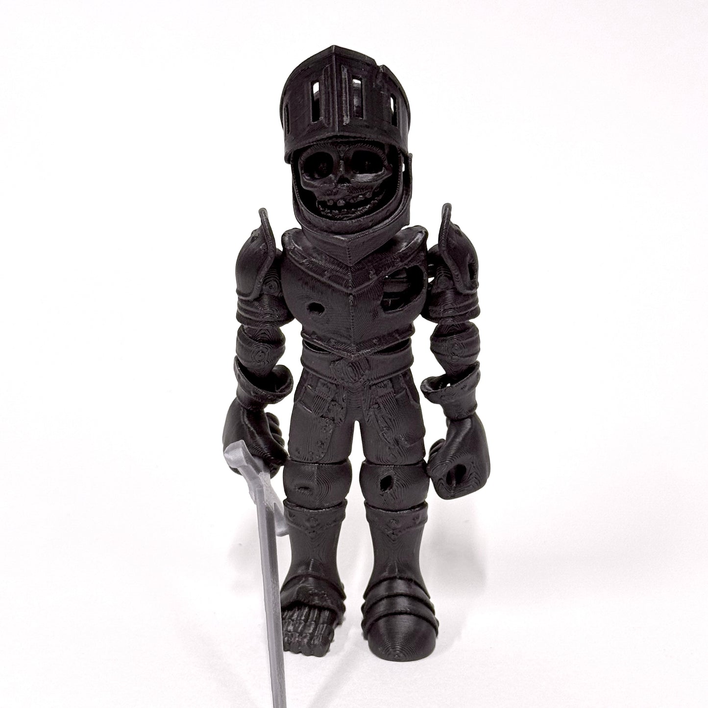 3D Printed Skeleton Knight | Articulating Figure with Sword