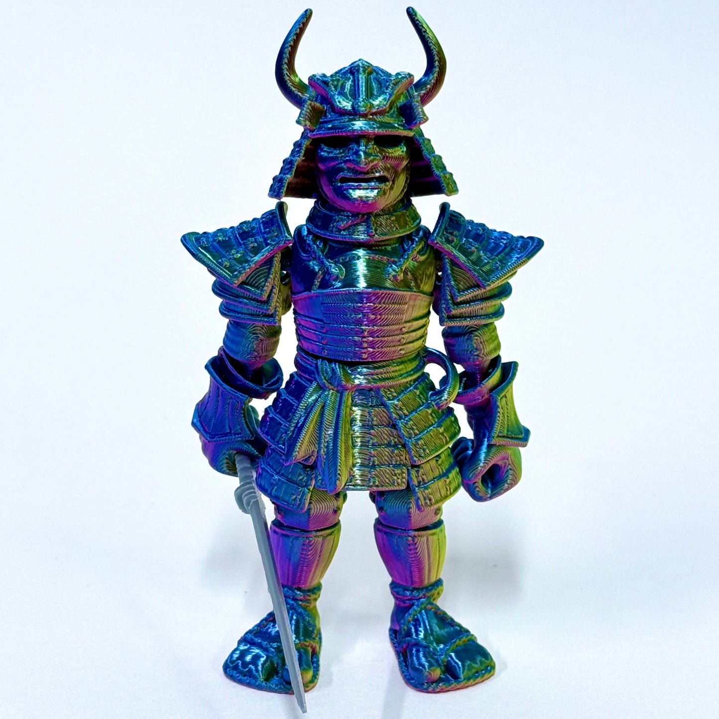 3D Printed Samurai Warrior | Articulating Figure with Katana