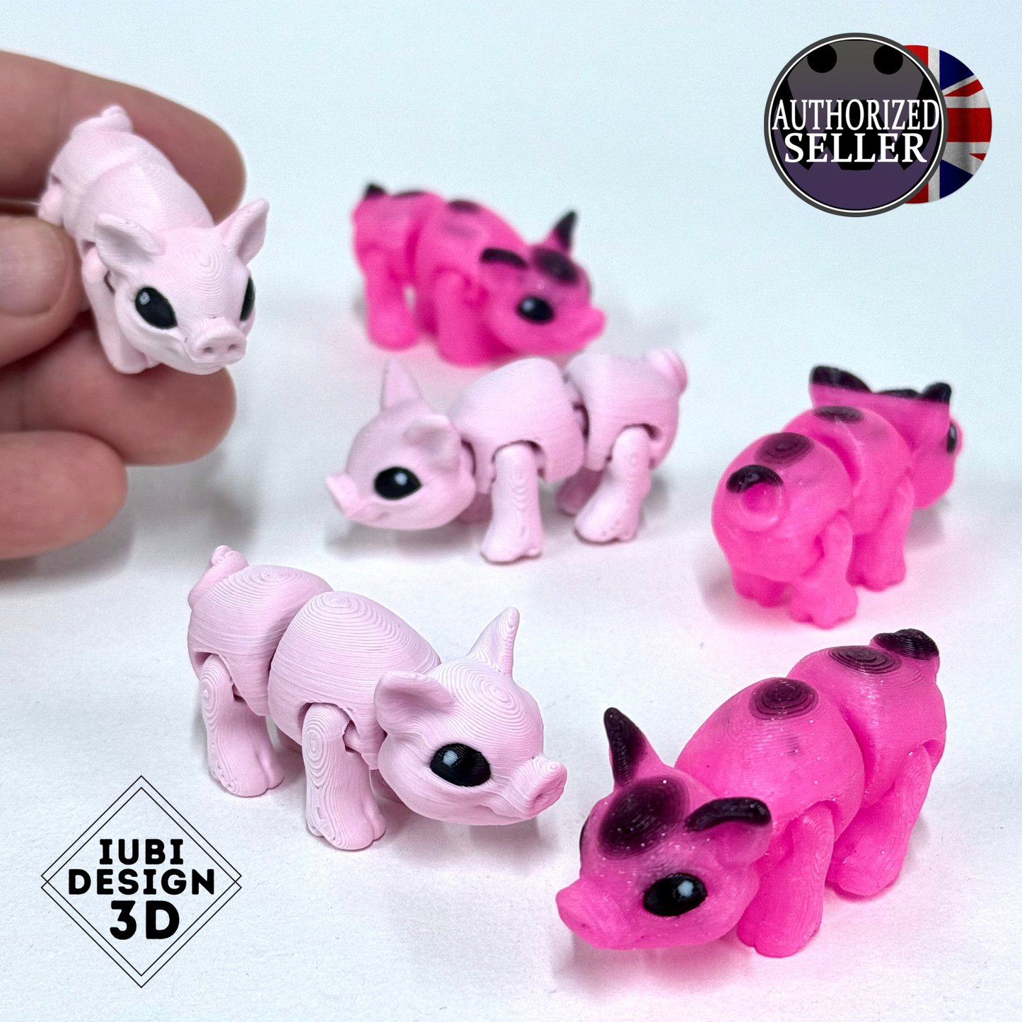 3D Printed Tiny Creatures – Articulated Fidgets to Collect & Fidget With