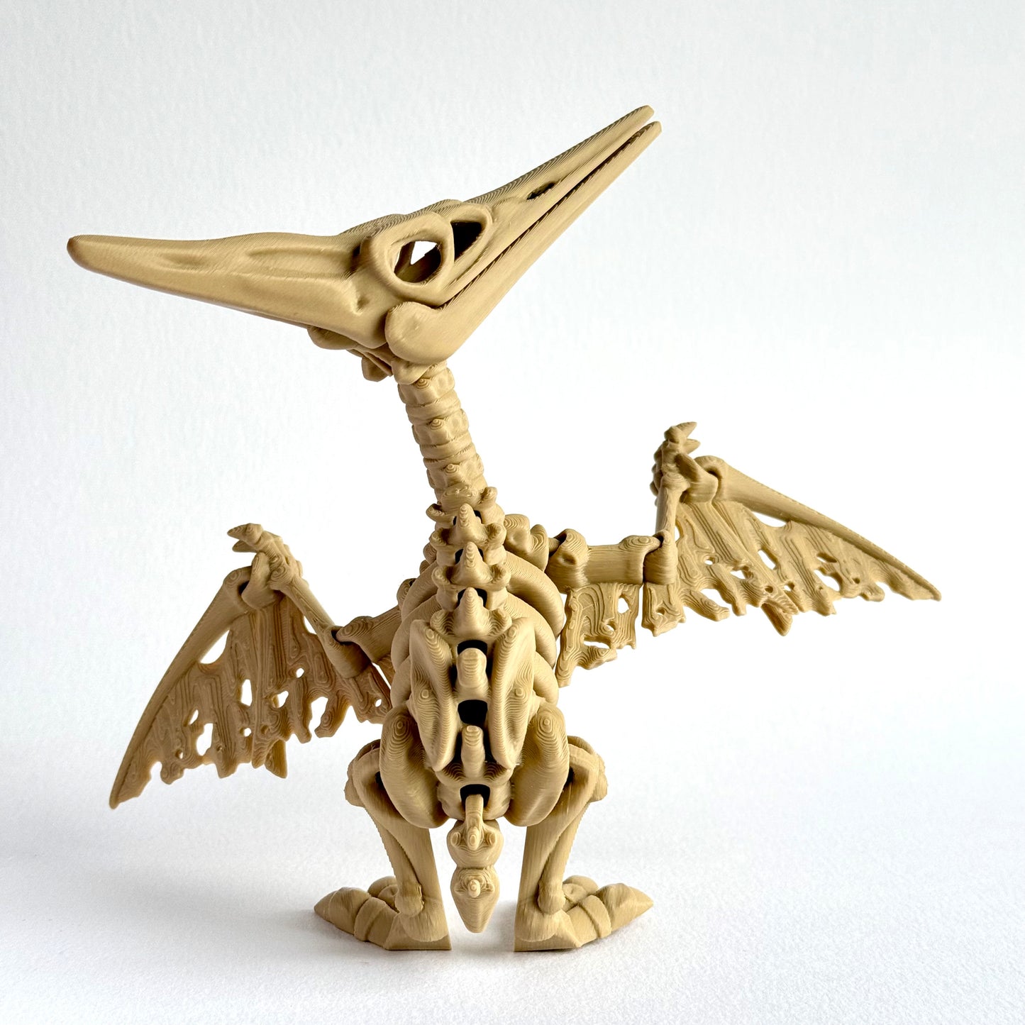3D Printed Skeleton Pteranodon | Articulating Dinosaur Figure
