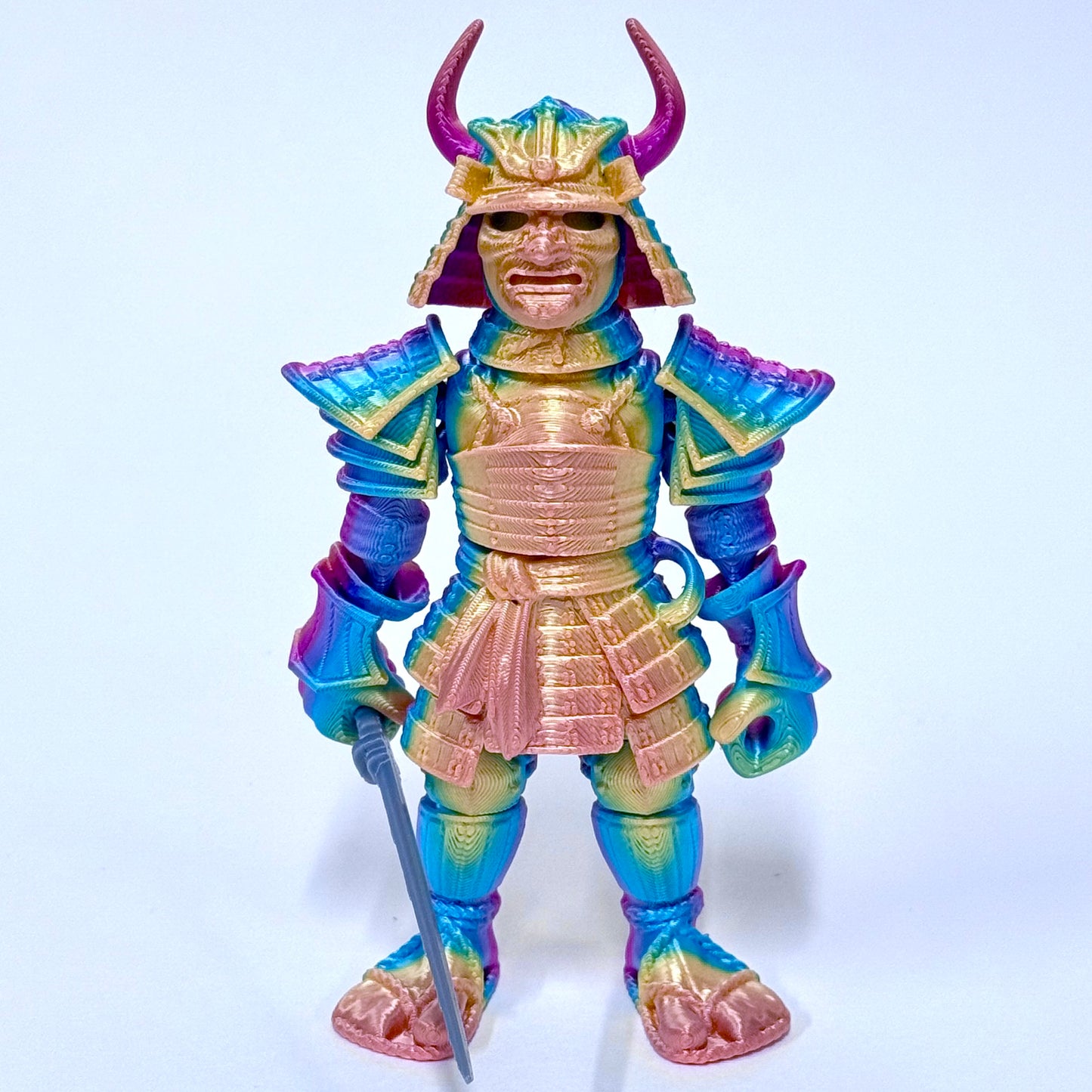3D Printed Samurai Warrior | Articulating Figure with Katana