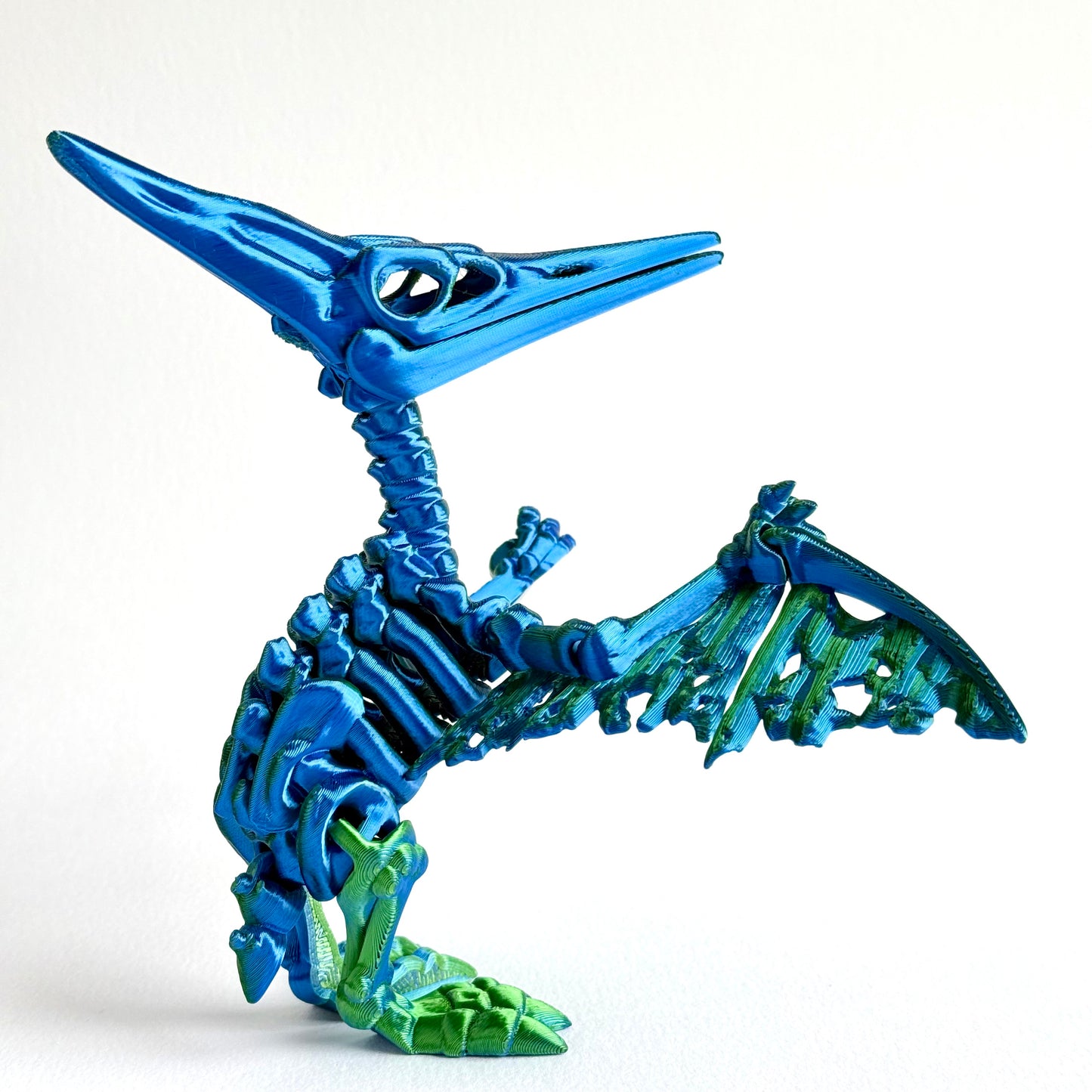 3D Printed Skeleton Pteranodon | Articulating Dinosaur Figure