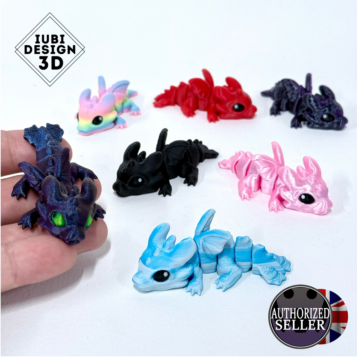 3D Printed Tiny Creatures – Articulated Fidgets to Collect & Fidget With