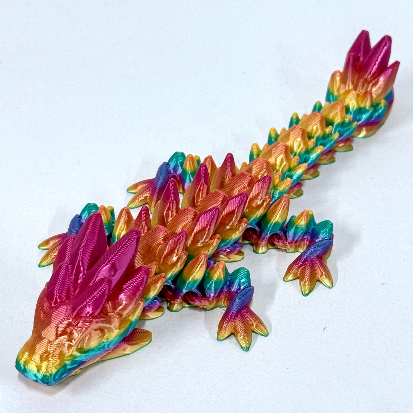 Baby Gemstone Dragon | 3D Printed Articulated Figure