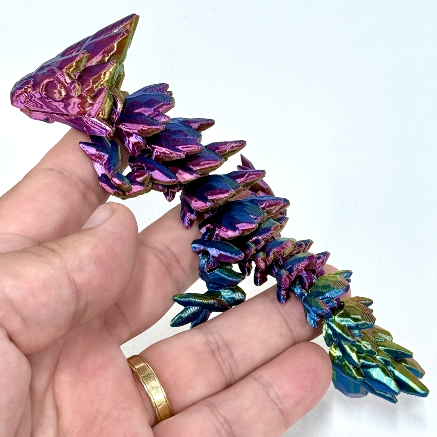 Baby Gemstone Dragon | 3D Printed Articulated Figure