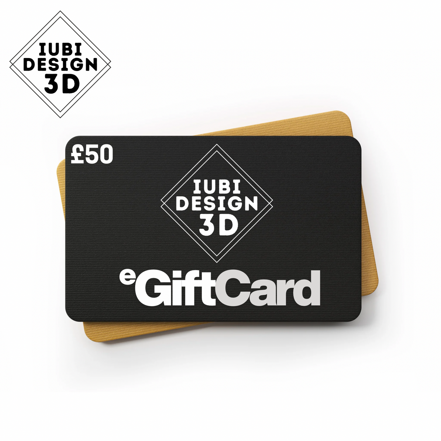 Custom 3D printed gift ideas – Iubi Design 3D voucher