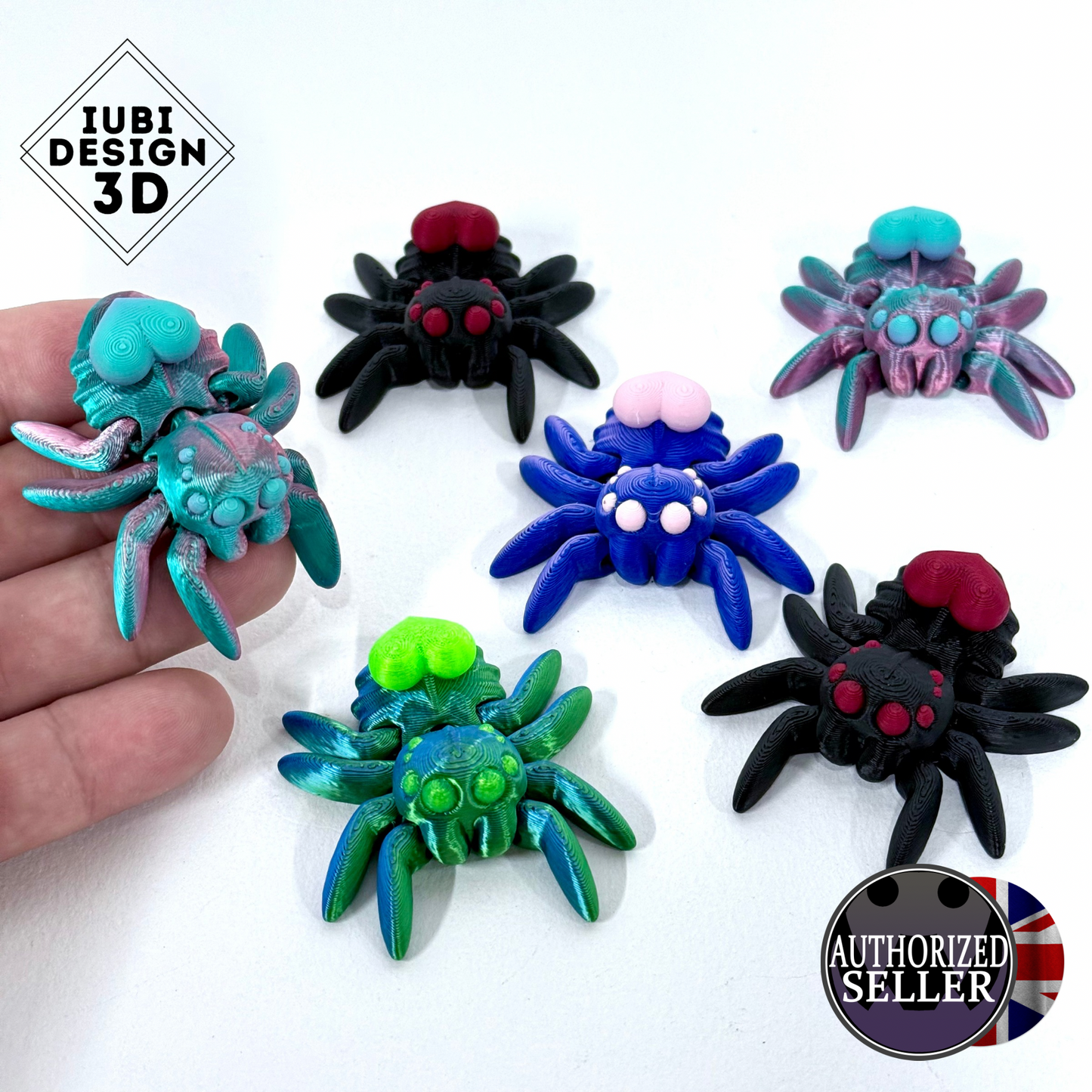 3D Printed Tiny Creatures – Articulated Fidgets to Collect & Fidget With