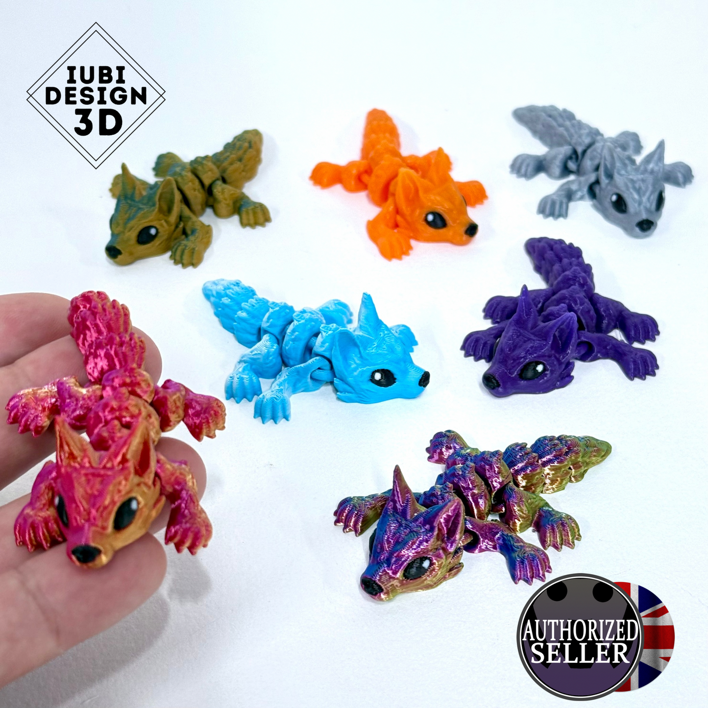 3D Printed Tiny Creatures – Articulated Fidgets to Collect & Fidget With
