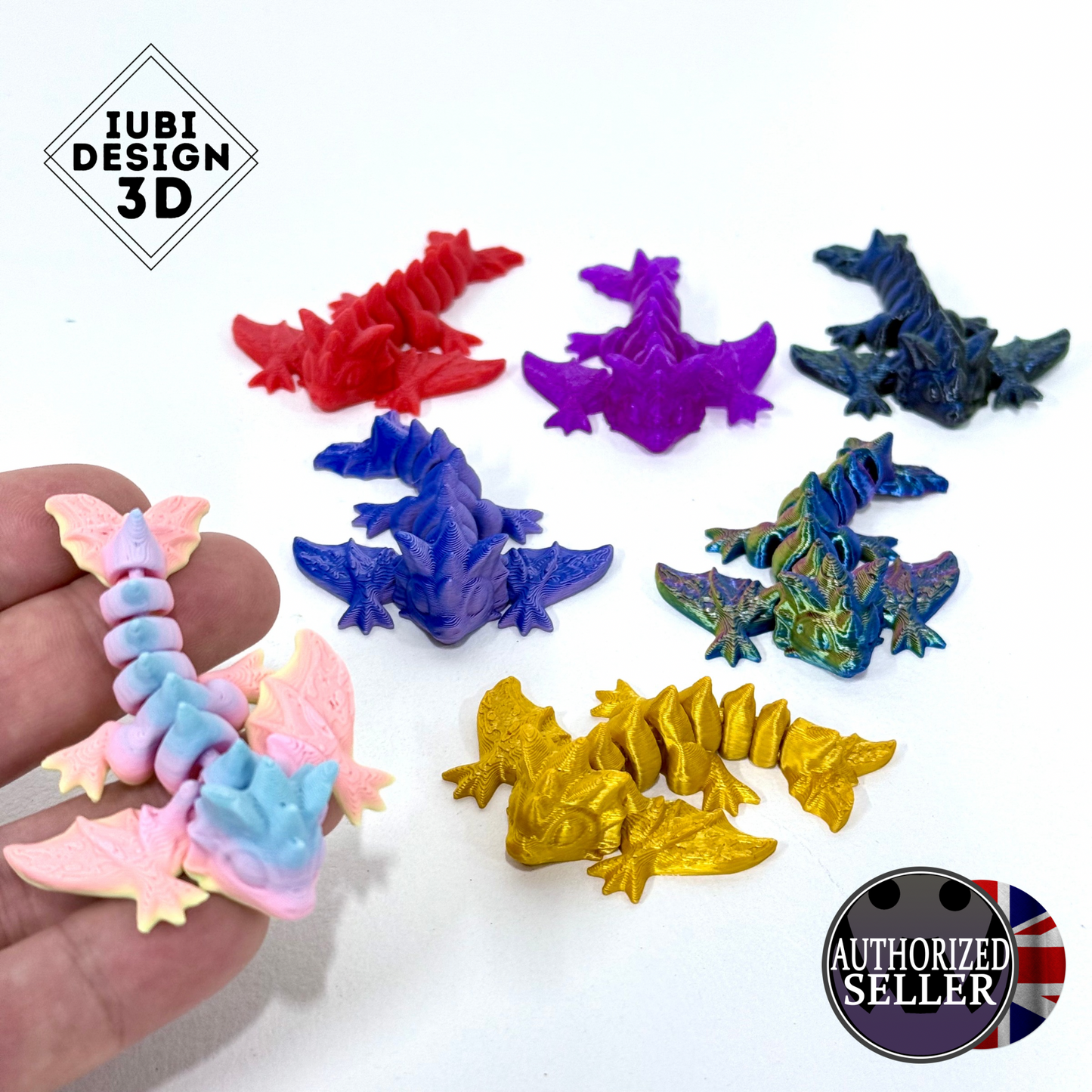 3D Printed Tiny Creatures – Articulated Fidgets to Collect & Fidget With