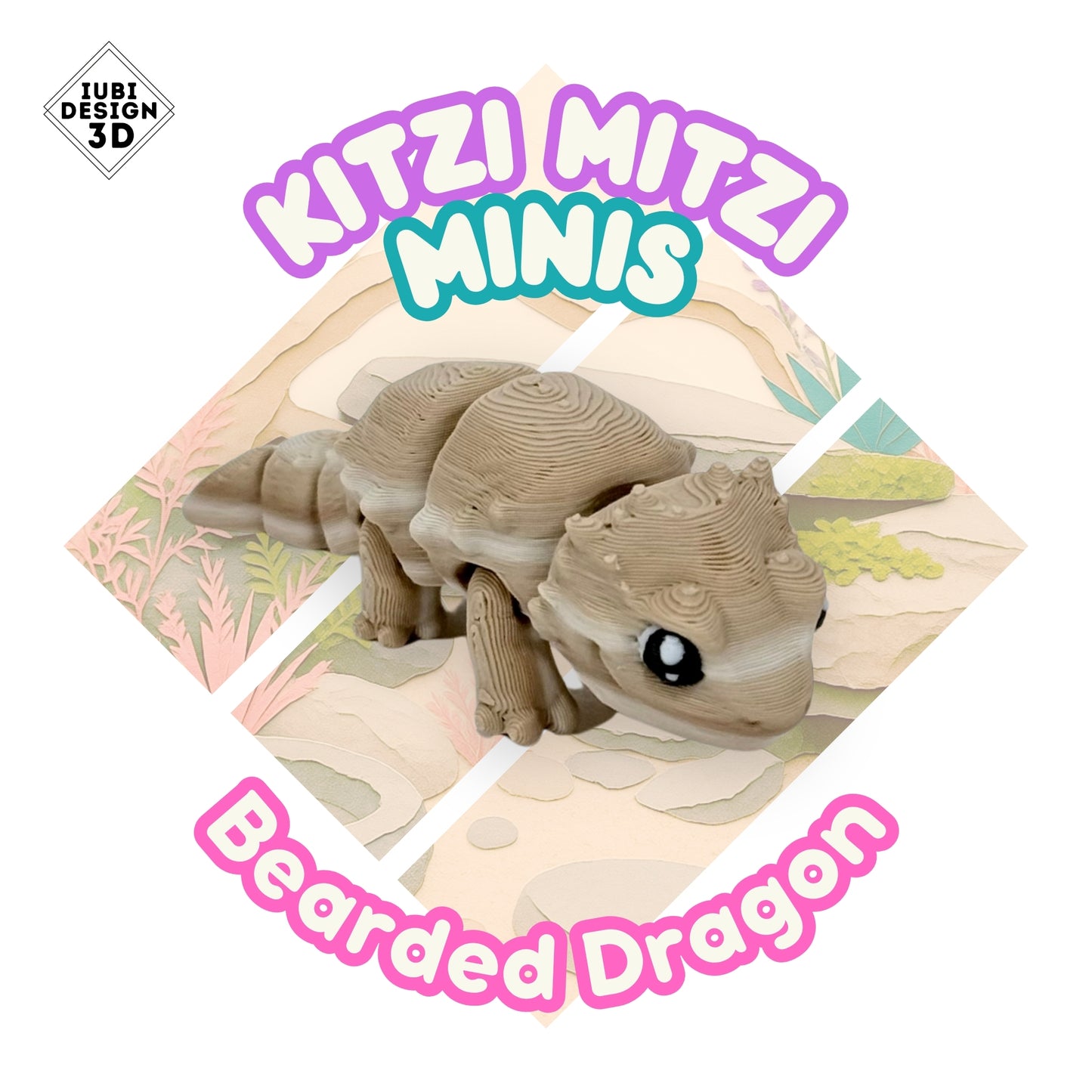Kitzi Mitzi Minis - Bearded Dragon
