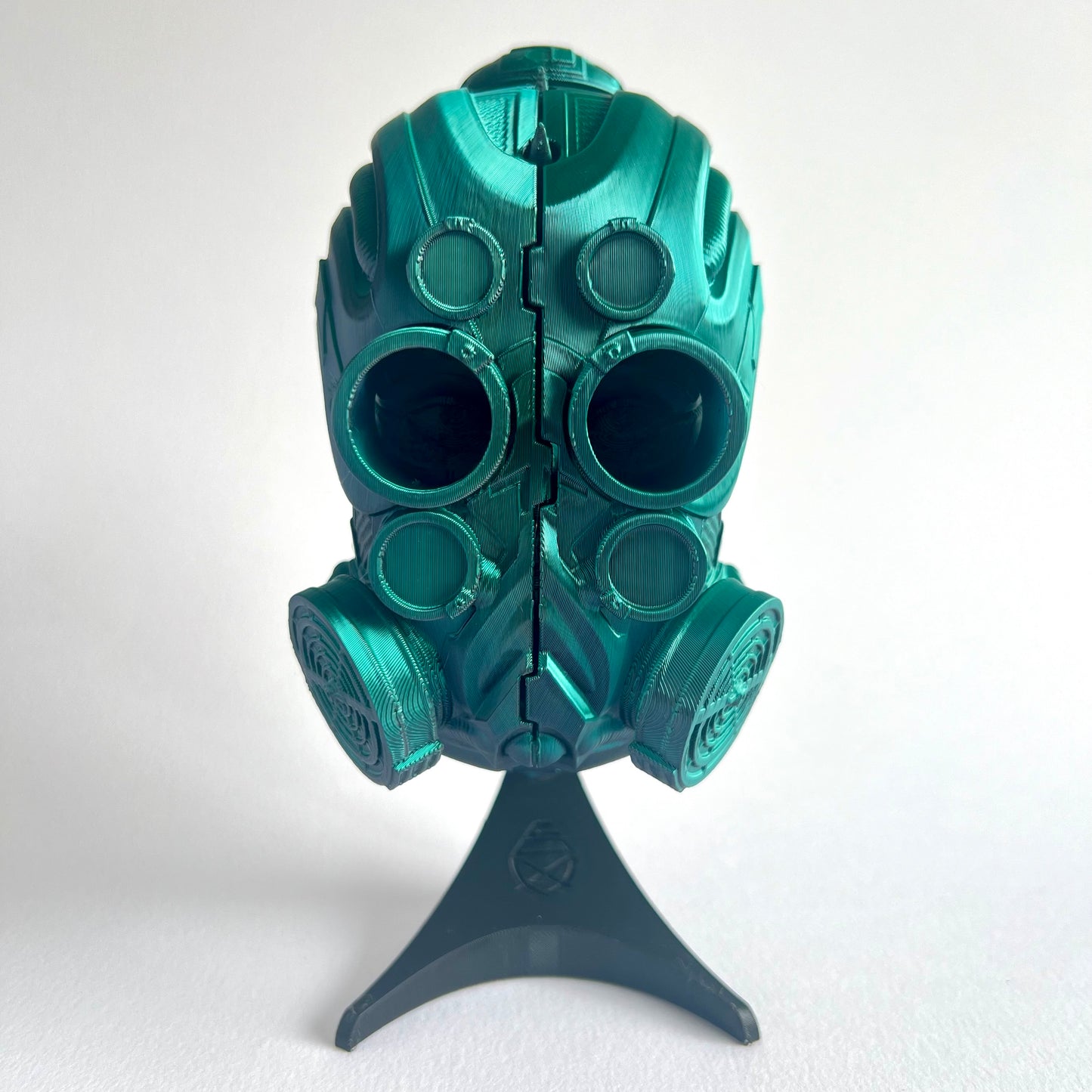 3D Printed Cyberpunk Mask Wall Art | Sci-Fi Home Decor