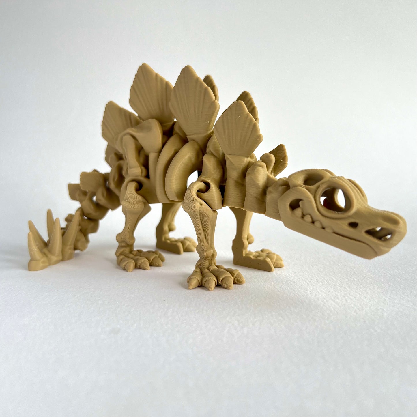 3D Printed Skeleton Stegosaurus | Articulating Dinosaur Figure