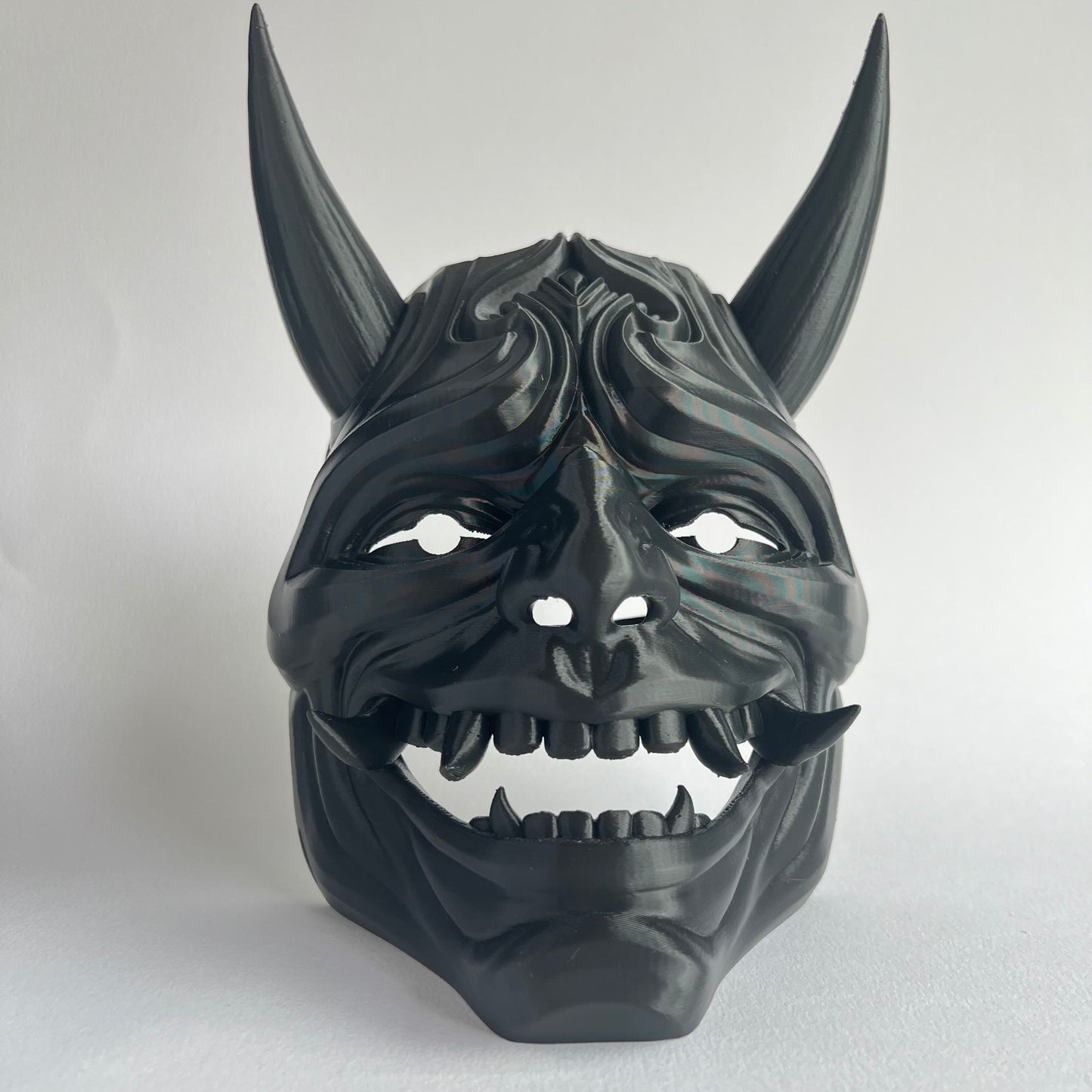 3D Printed Oni Mask | Wearable Japanese Demon Mask