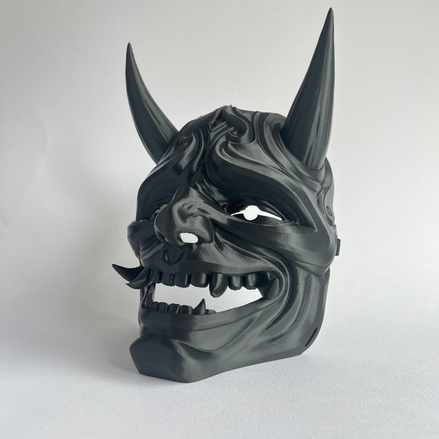 3D Printed Oni Mask | Wearable Japanese Demon Mask
