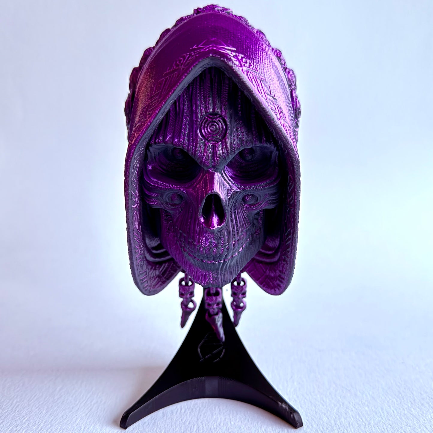 3D Printed Holy Death Mask Wall Art | Macabre Home Decor