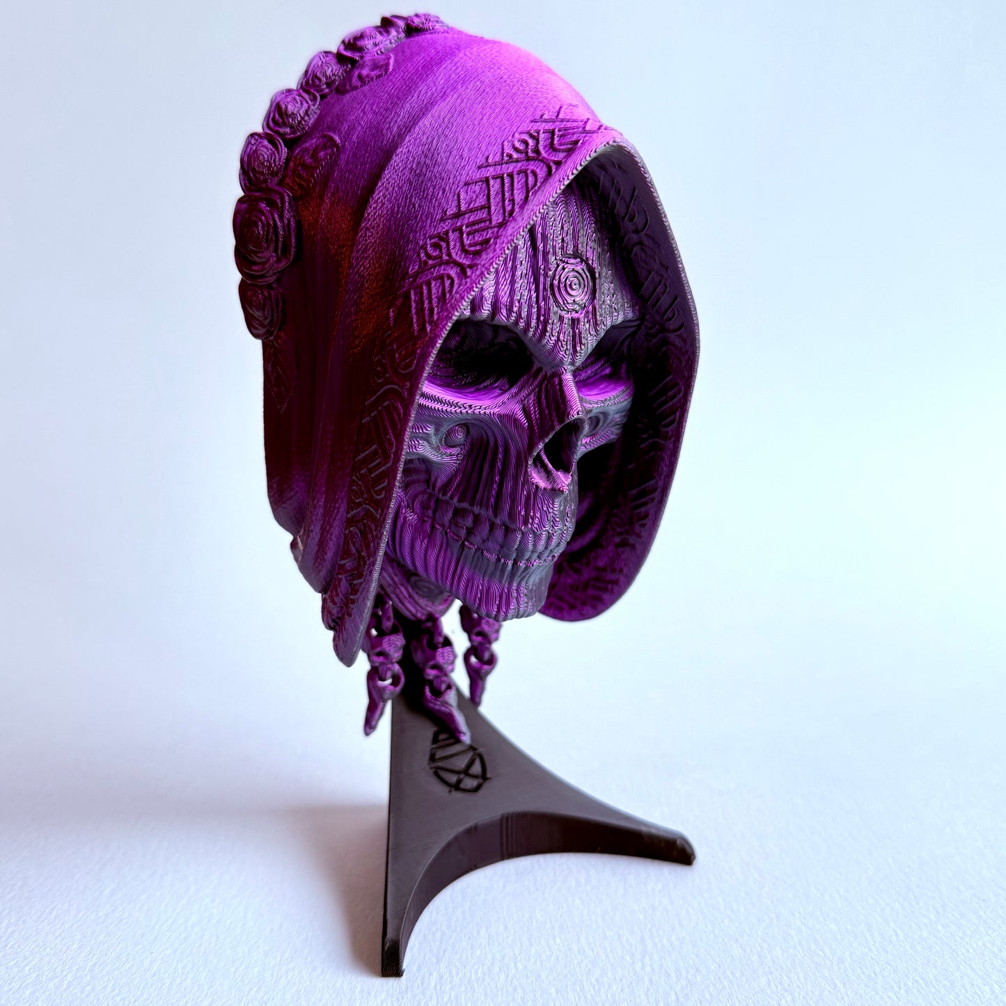 3D Printed Holy Death Mask Wall Art | Macabre Home Decor