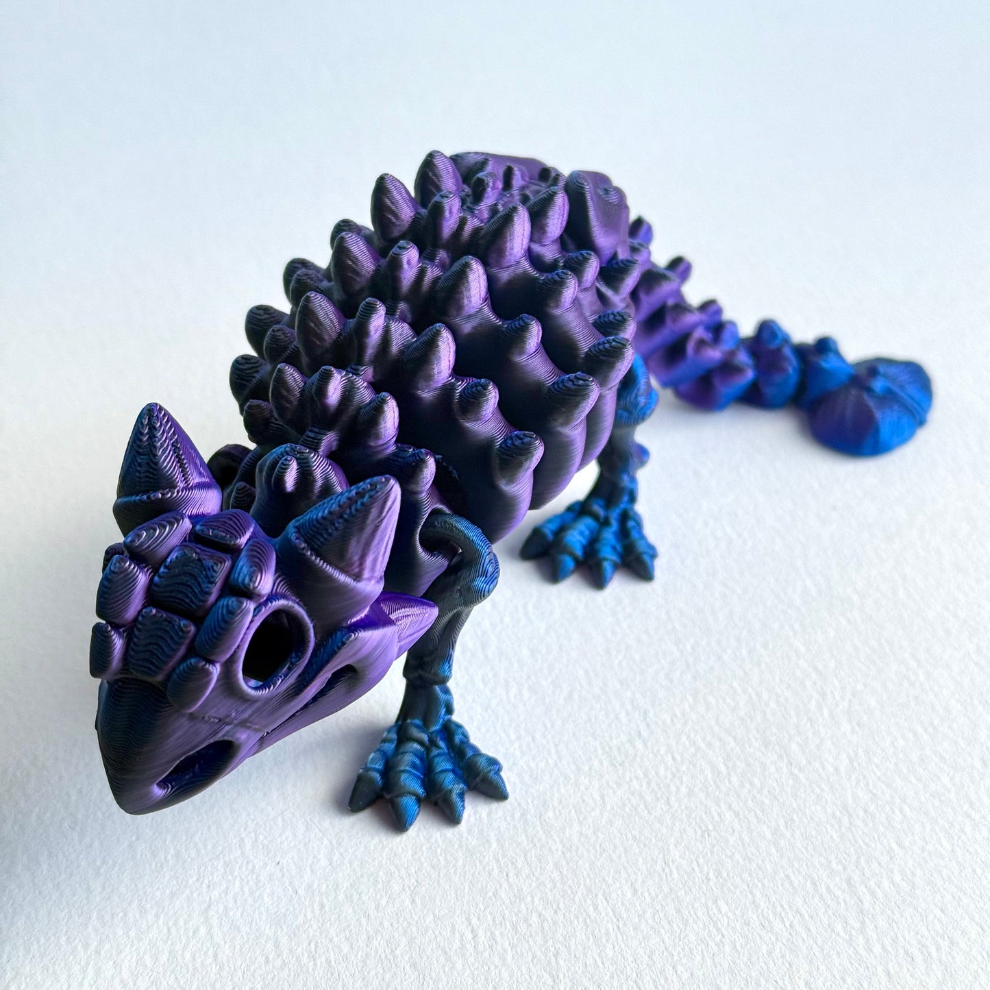 3D Printed Skeleton Ankylosaurus | Articulating Dinosaur Figure