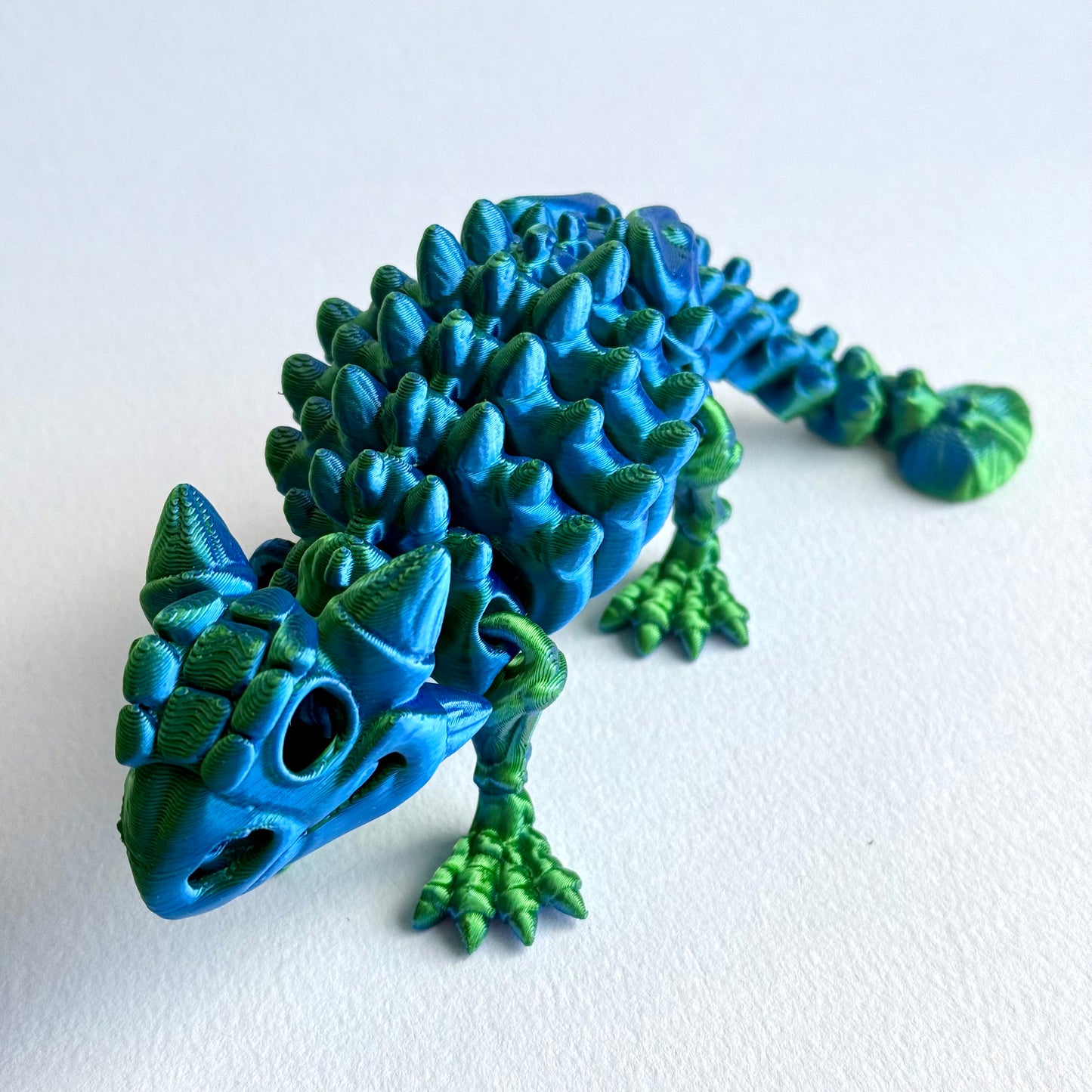 3D Printed Skeleton Ankylosaurus | Articulating Dinosaur Figure