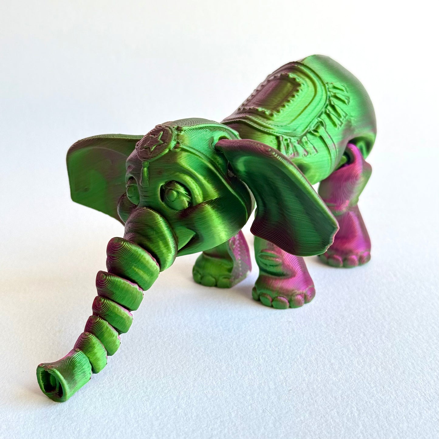 3D Printed Articulating Circus Elephant | Fidget Toy