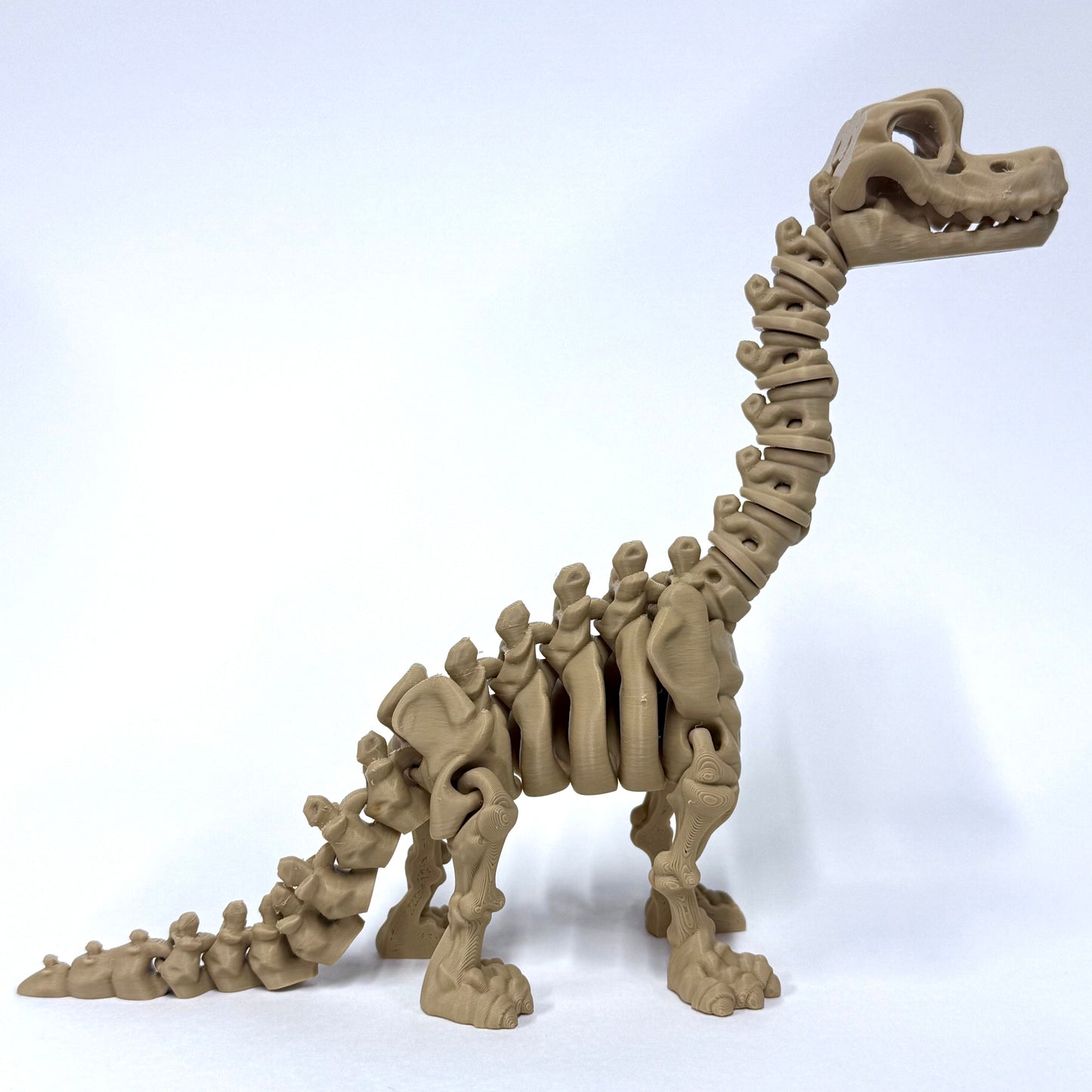 Skeleton Brachiosaurus | 3D Printed Articulating Dinosaur Figure