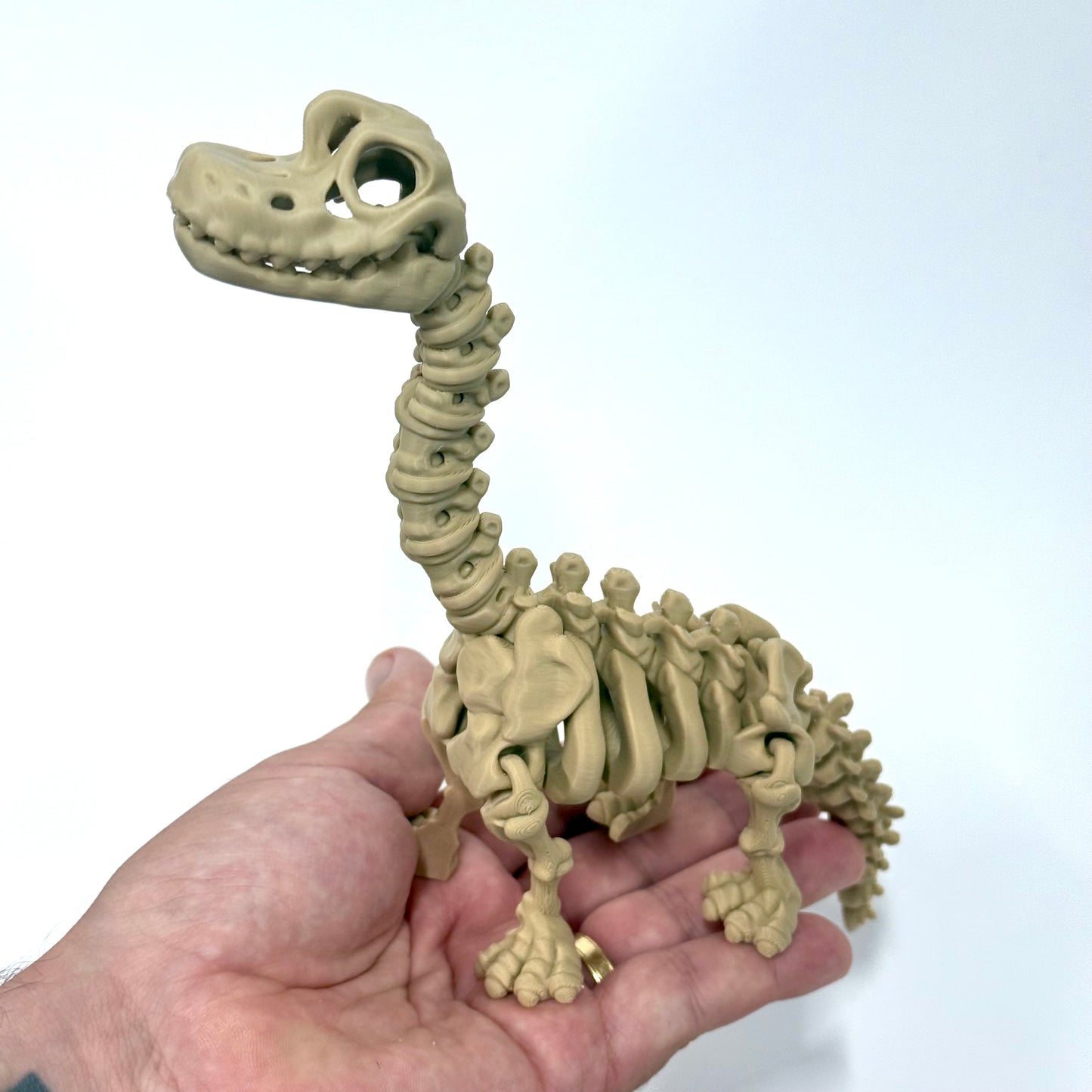 Skeleton Brachiosaurus | 3D Printed Articulating Dinosaur Figure