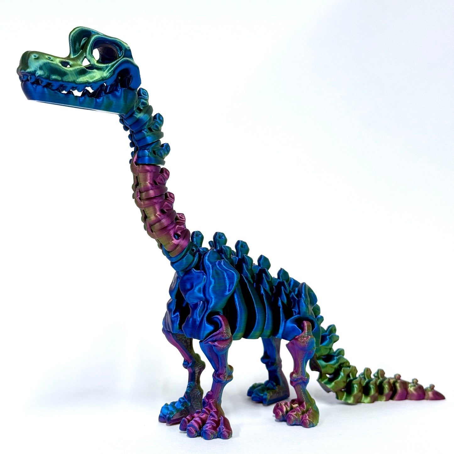 Skeleton Brachiosaurus | 3D Printed Articulating Dinosaur Figure