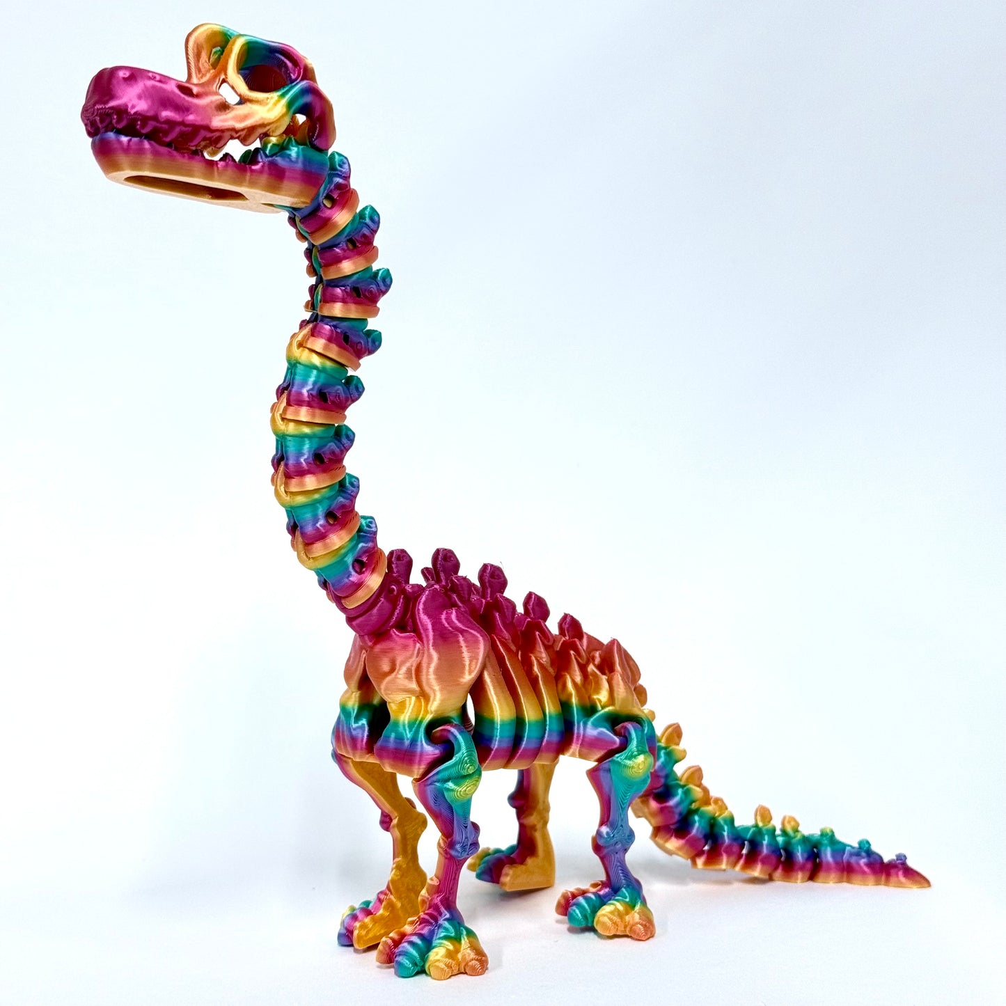 Skeleton Brachiosaurus | 3D Printed Articulating Dinosaur Figure