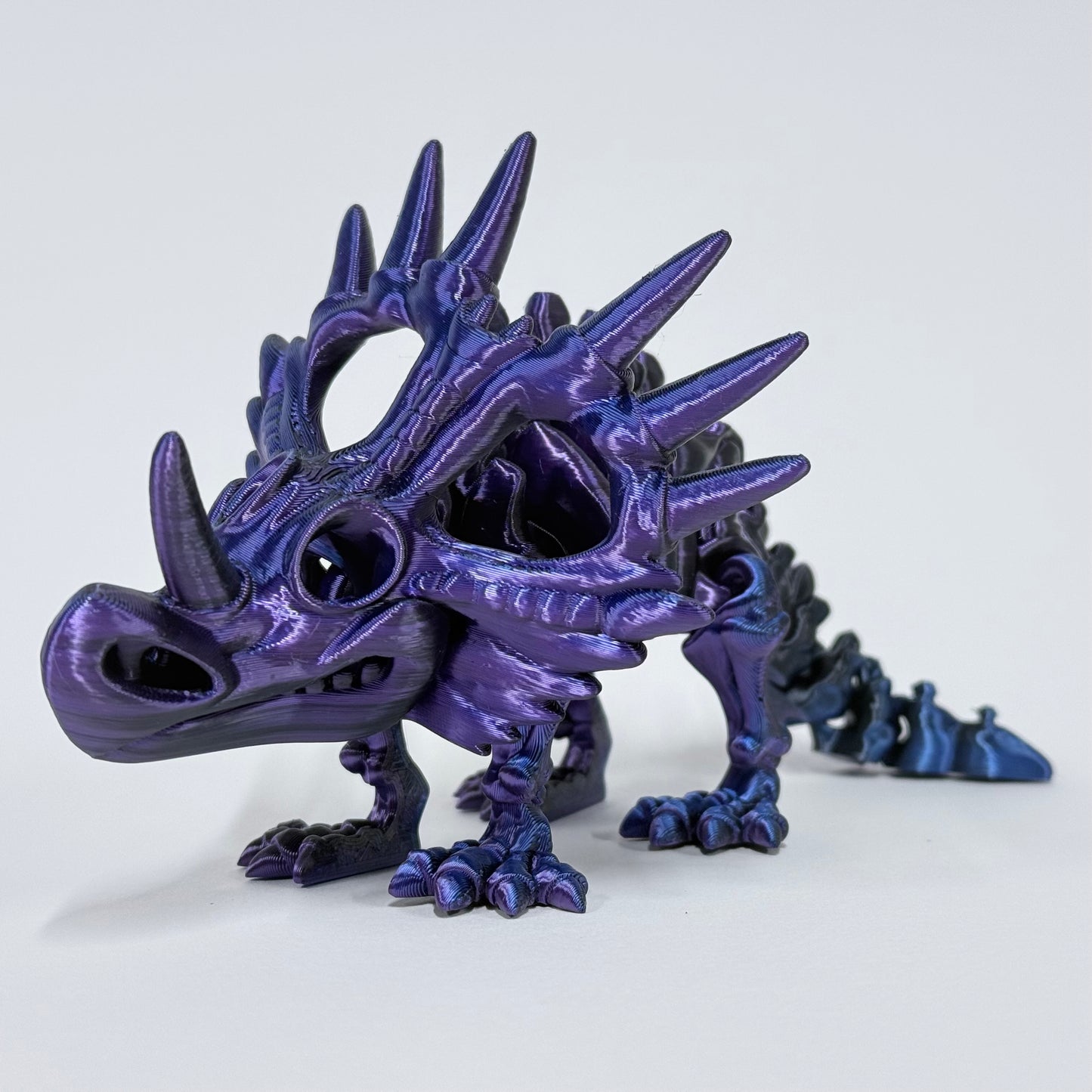 Skeleton Styracosaurus | 3D Printed Articulated Dinosaur Skeleton Figure