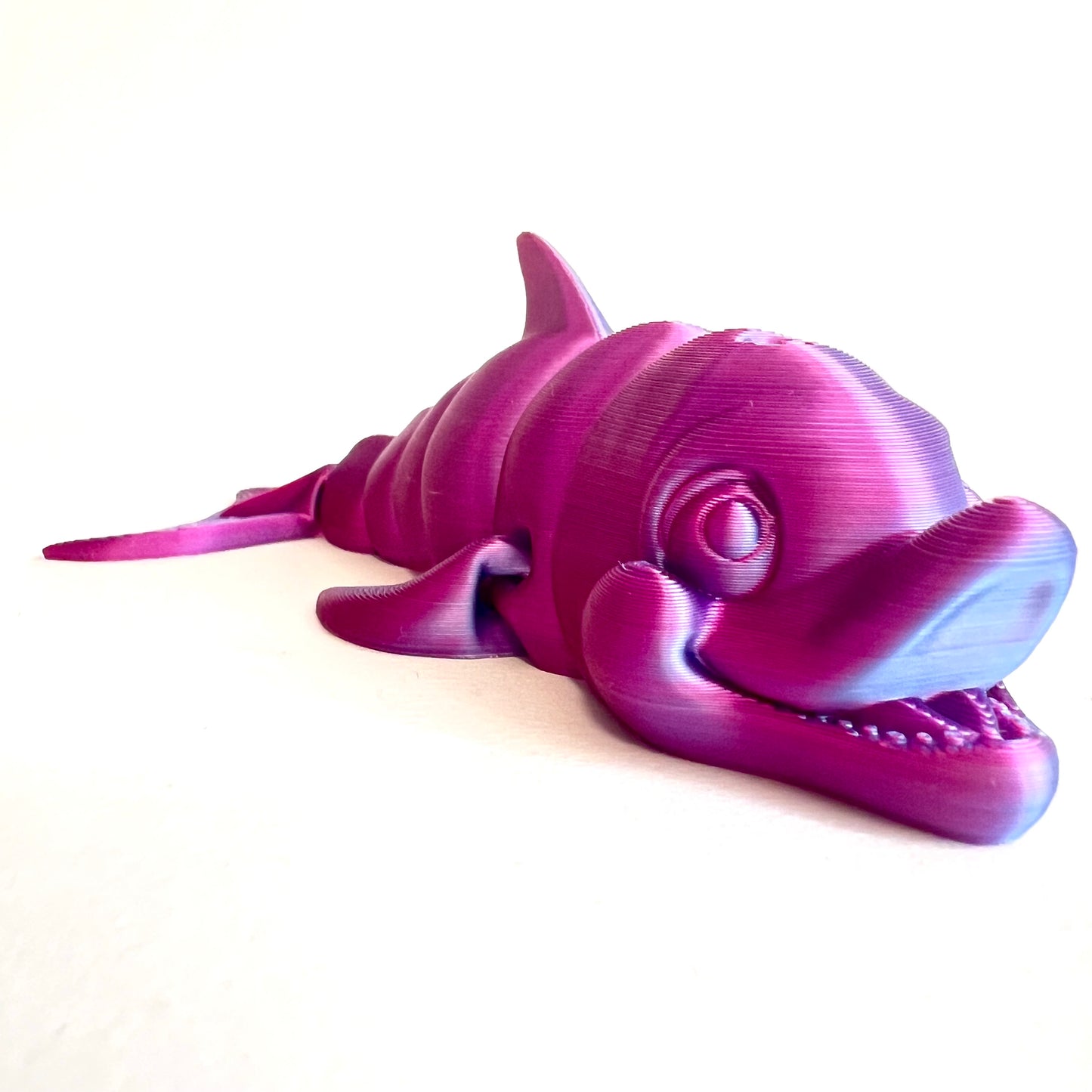 3D Printed Articulating Dolphin | Standing Tail Figure