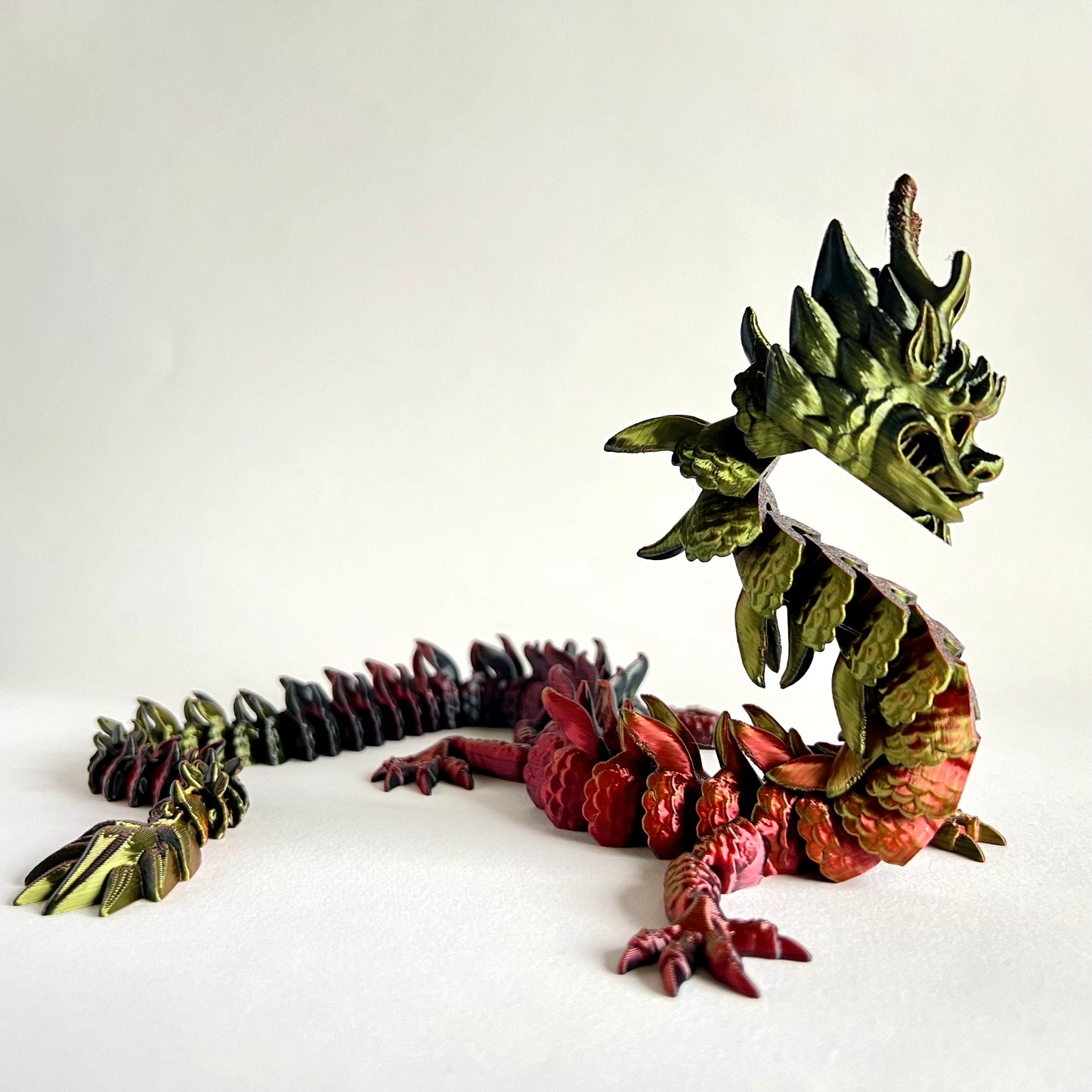 3D Printed Imperial Dragon | Large Articulated Figure