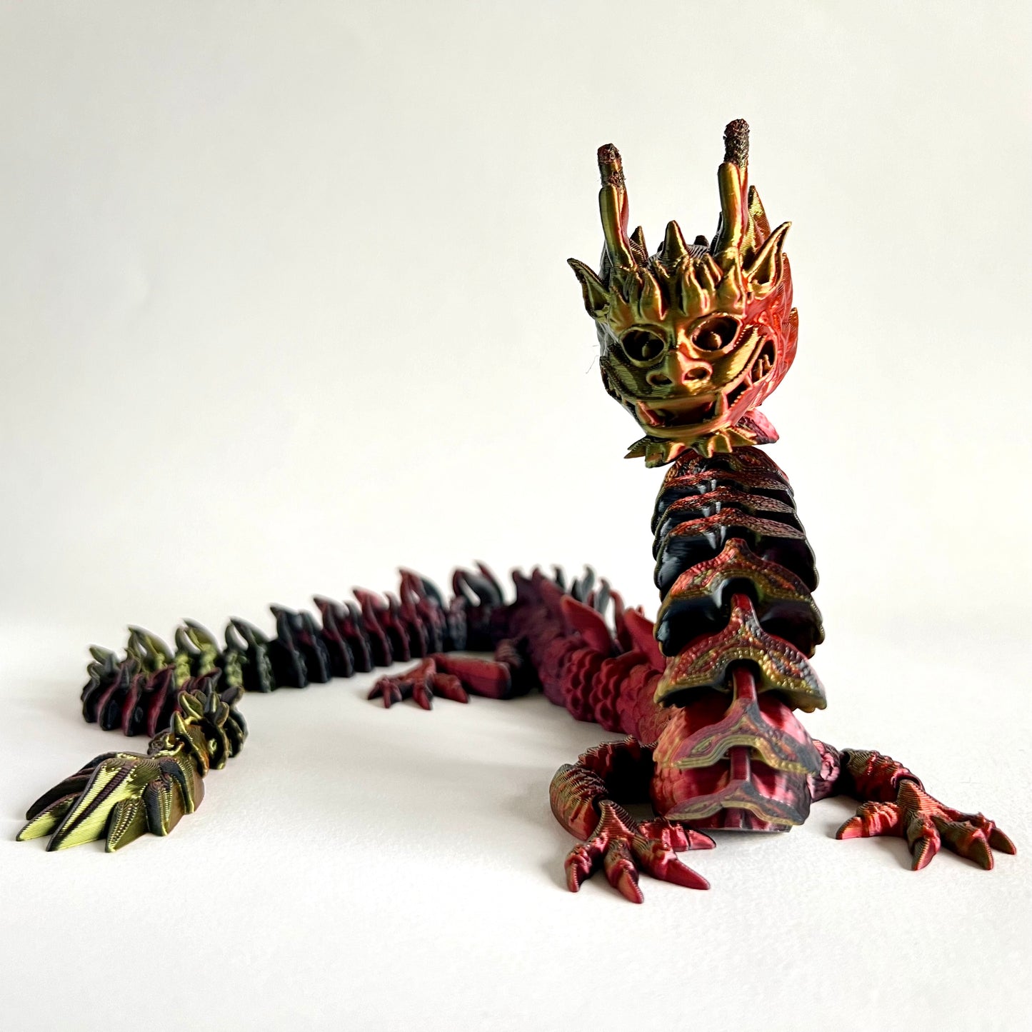 3D Printed Imperial Dragon | Large Articulated Figure