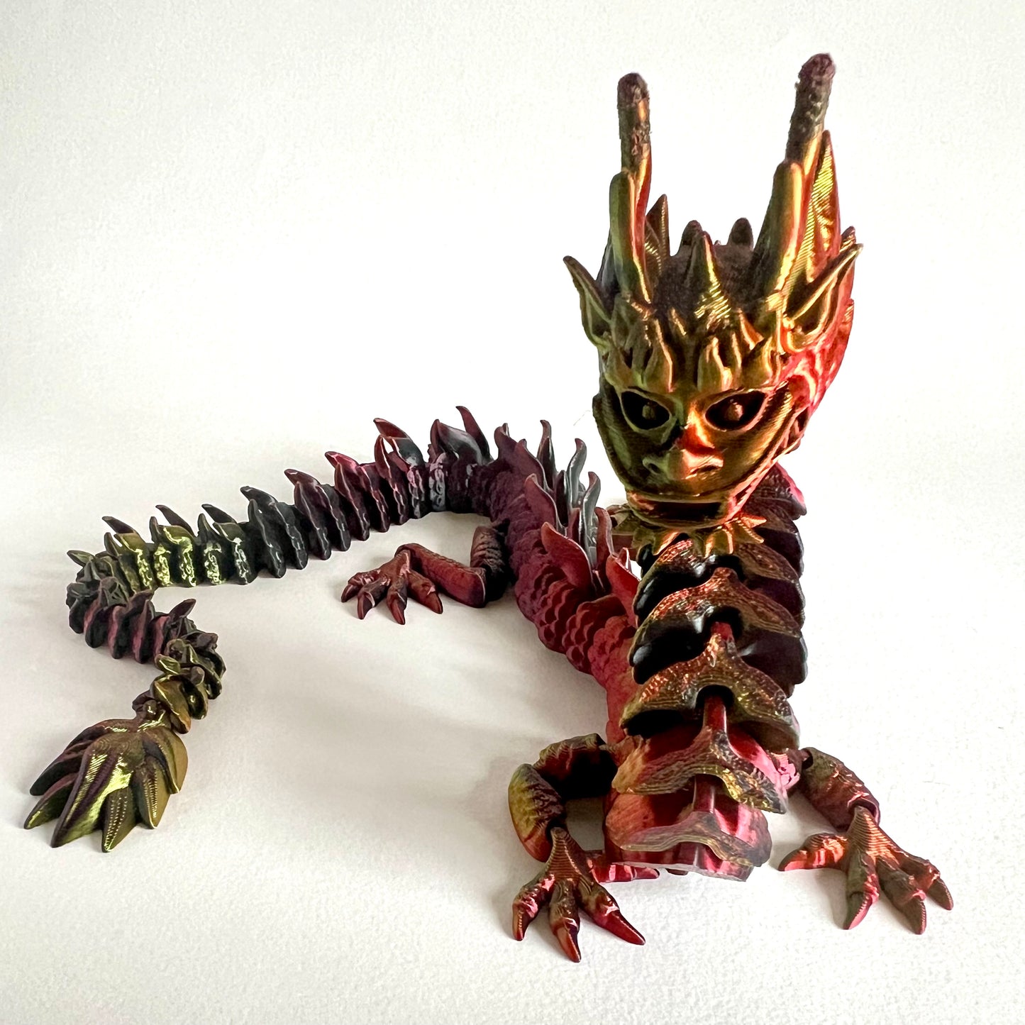 3D Printed Imperial Dragon | Large Articulated Figure