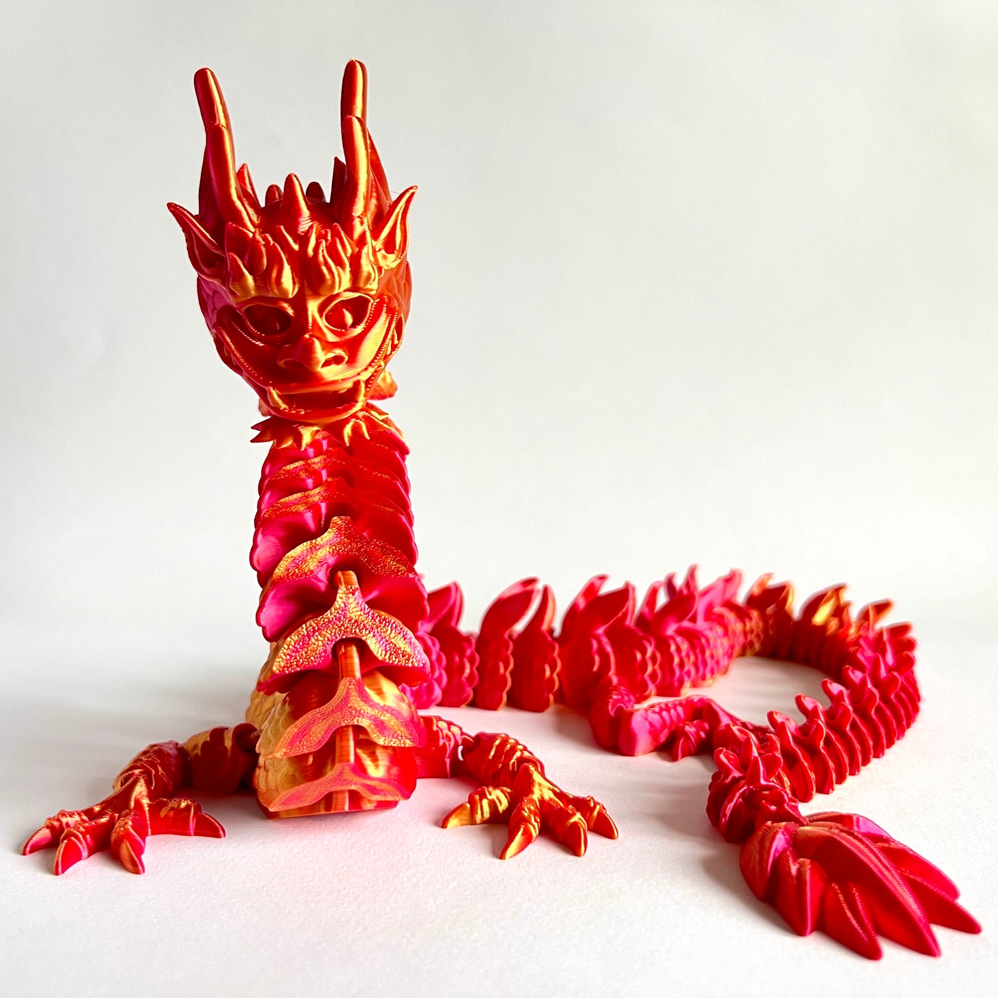 3D Printed Imperial Dragon | Large Articulated Figure