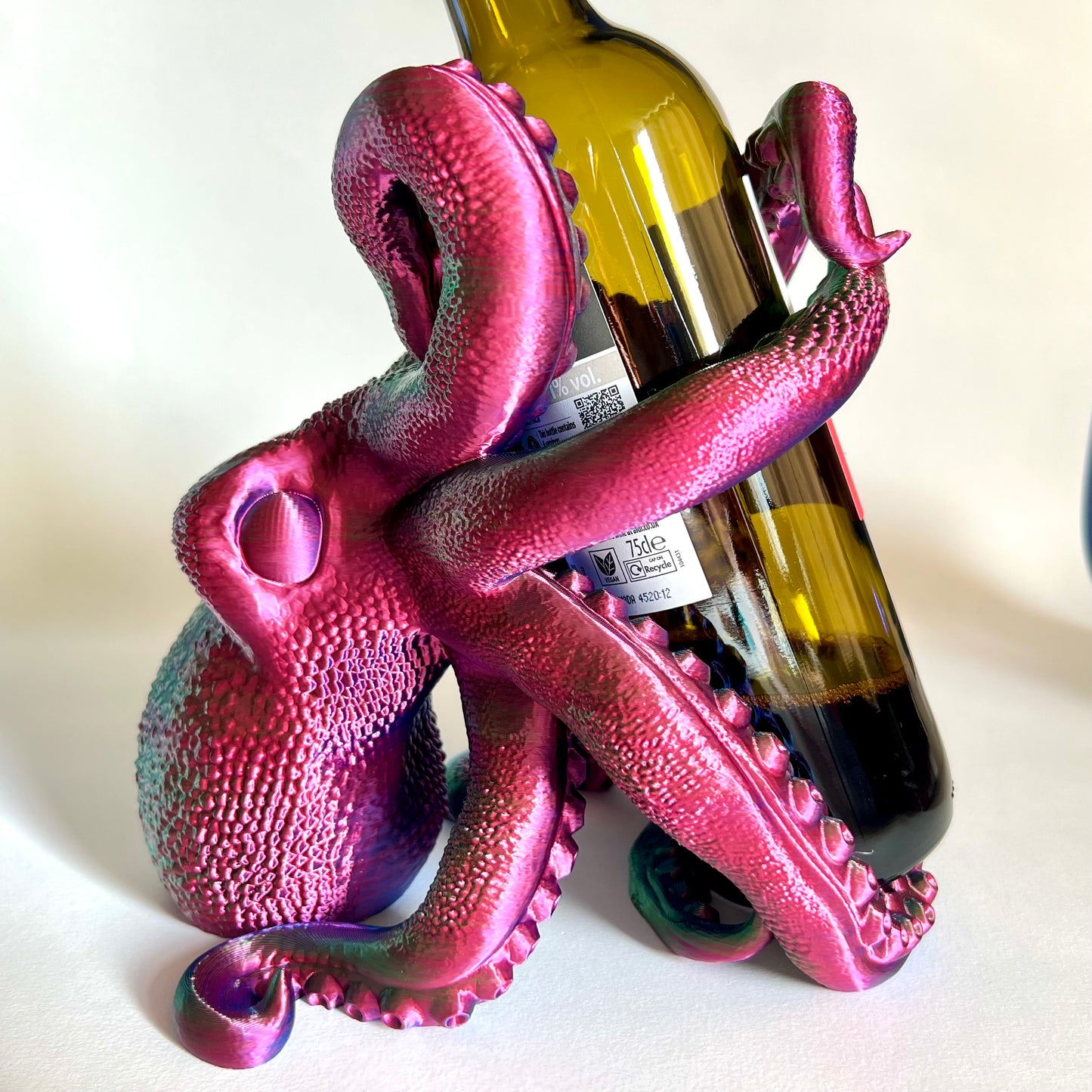 3D Printed Octopus Wine Holder | Novelty Design