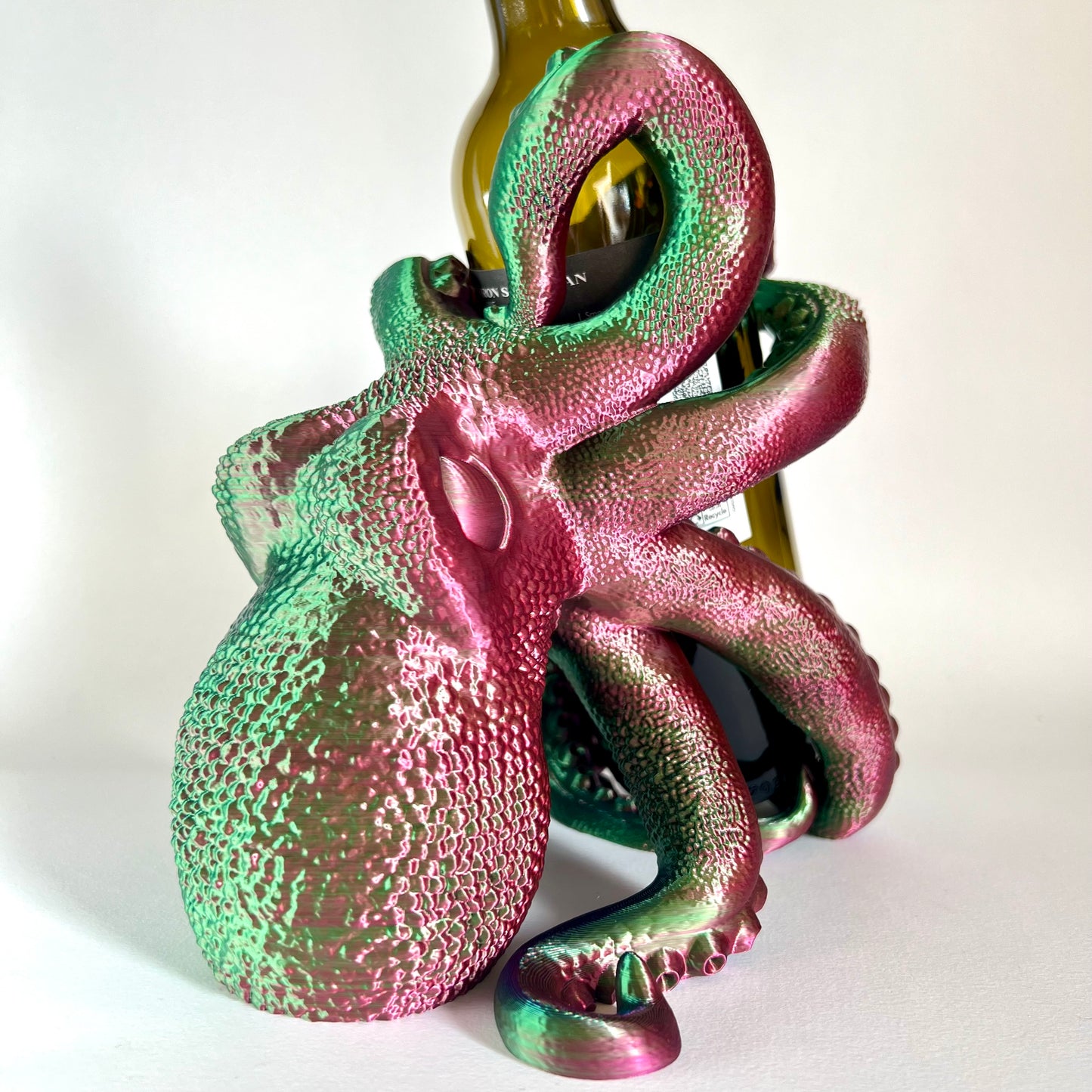 3D Printed Octopus Wine Holder | Novelty Design