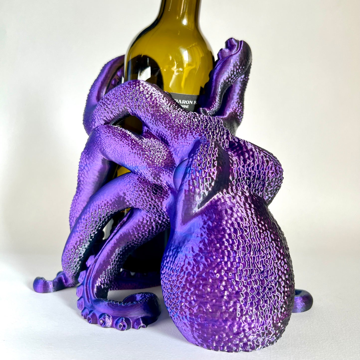 3D Printed Octopus Wine Holder | Novelty Design