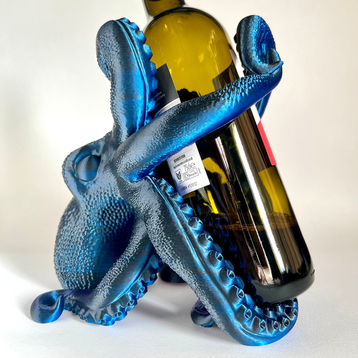 3D Printed Octopus Wine Holder | Novelty Design