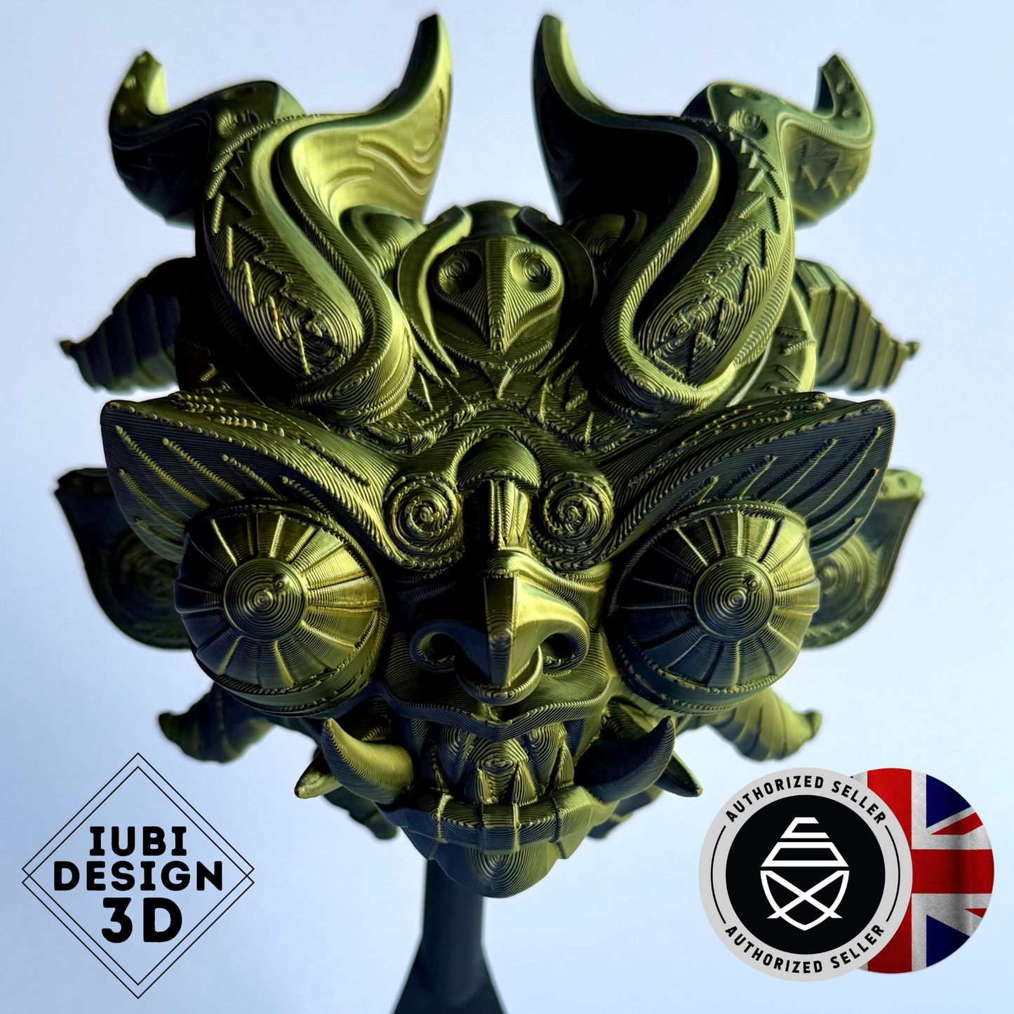 Supay Mask Wall Decoration | 3D Printed Indigenous Folklore Display