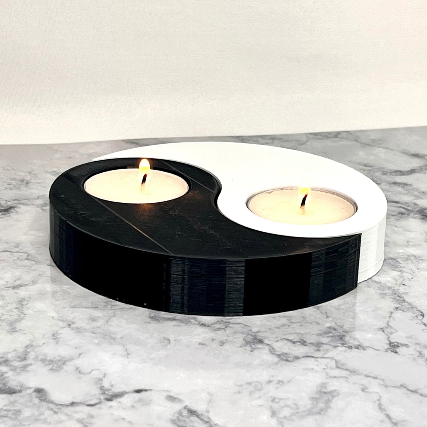 3D Printed Yin and Yang Tealight Holder | Home Decor
