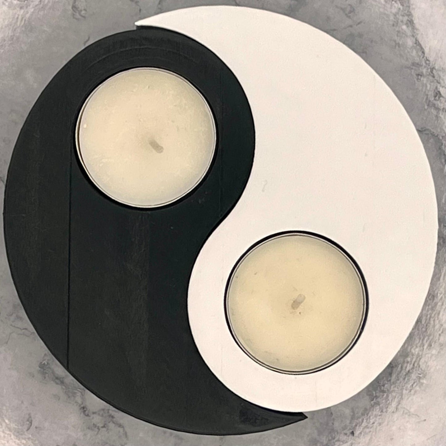 3D Printed Yin and Yang Tealight Holder | Home Decor