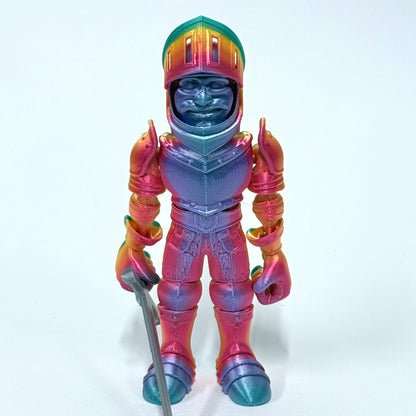 3D Printed Knight in Armour | Articulating Figure with Sword