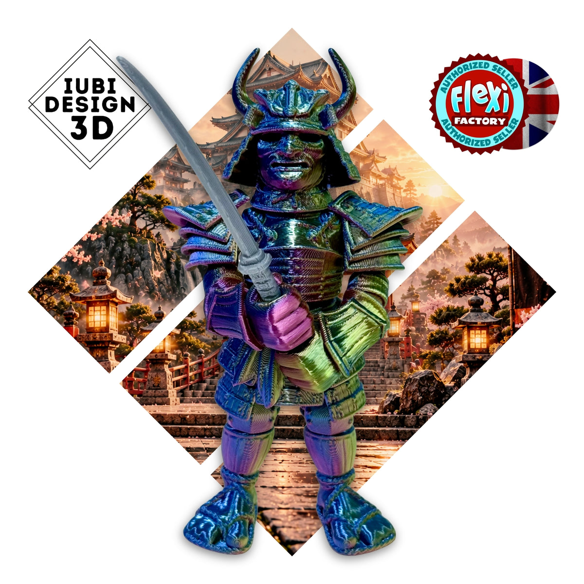 Samurai Warrior | 3D Printed Articulated Samurai Warrior